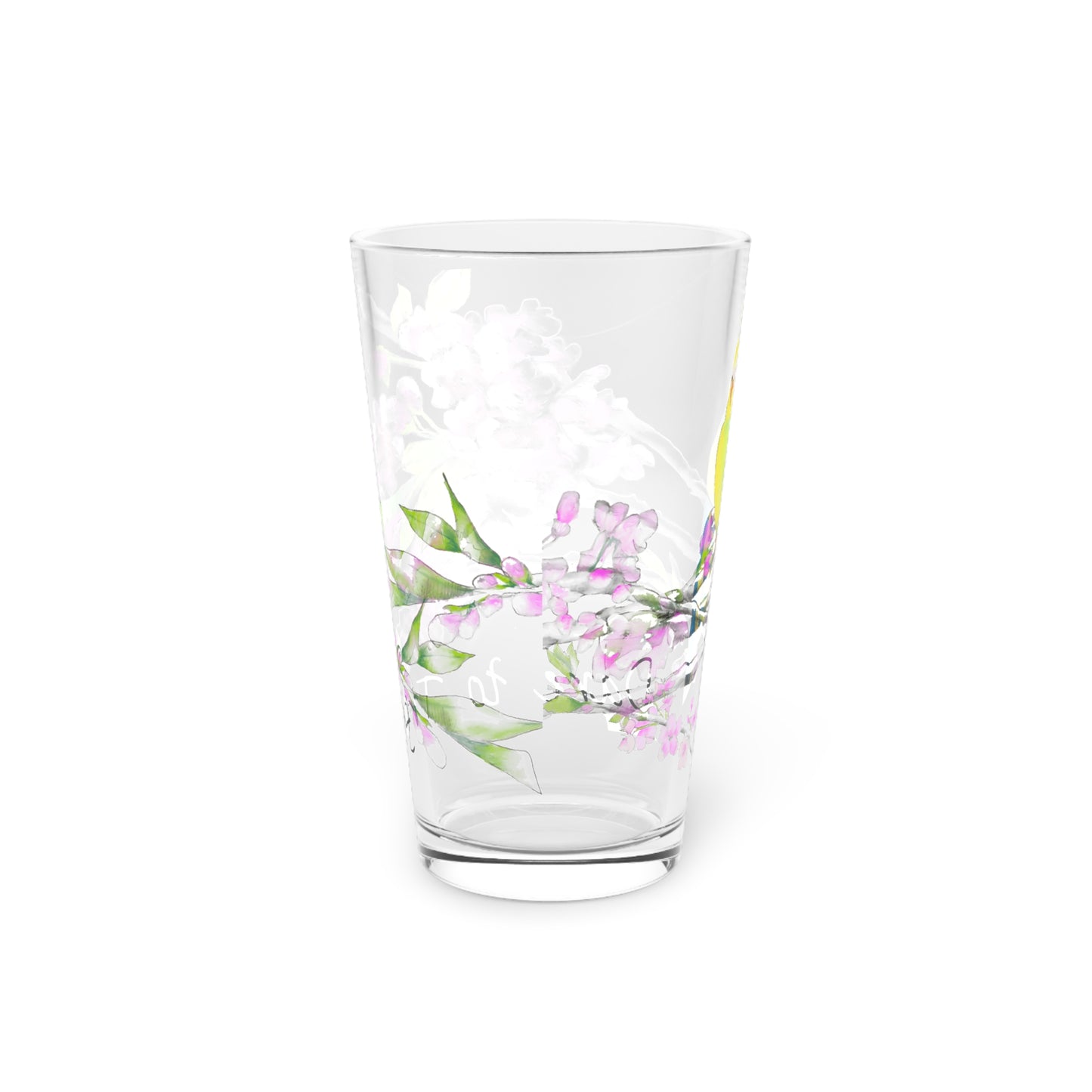 Cherry Chirp Pint Glass "Dare to Trust"