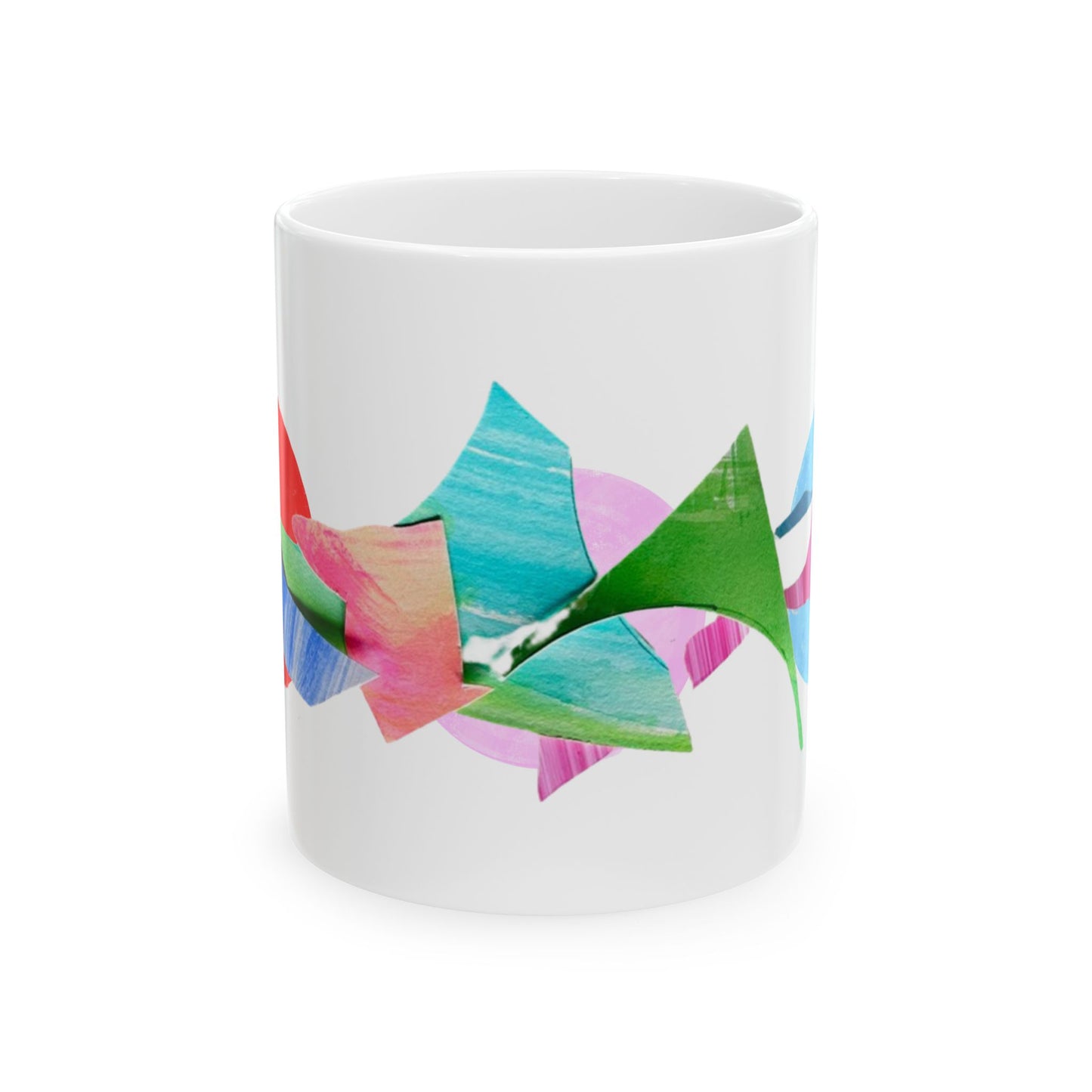 Pattern Play Mug Pink Red Blue