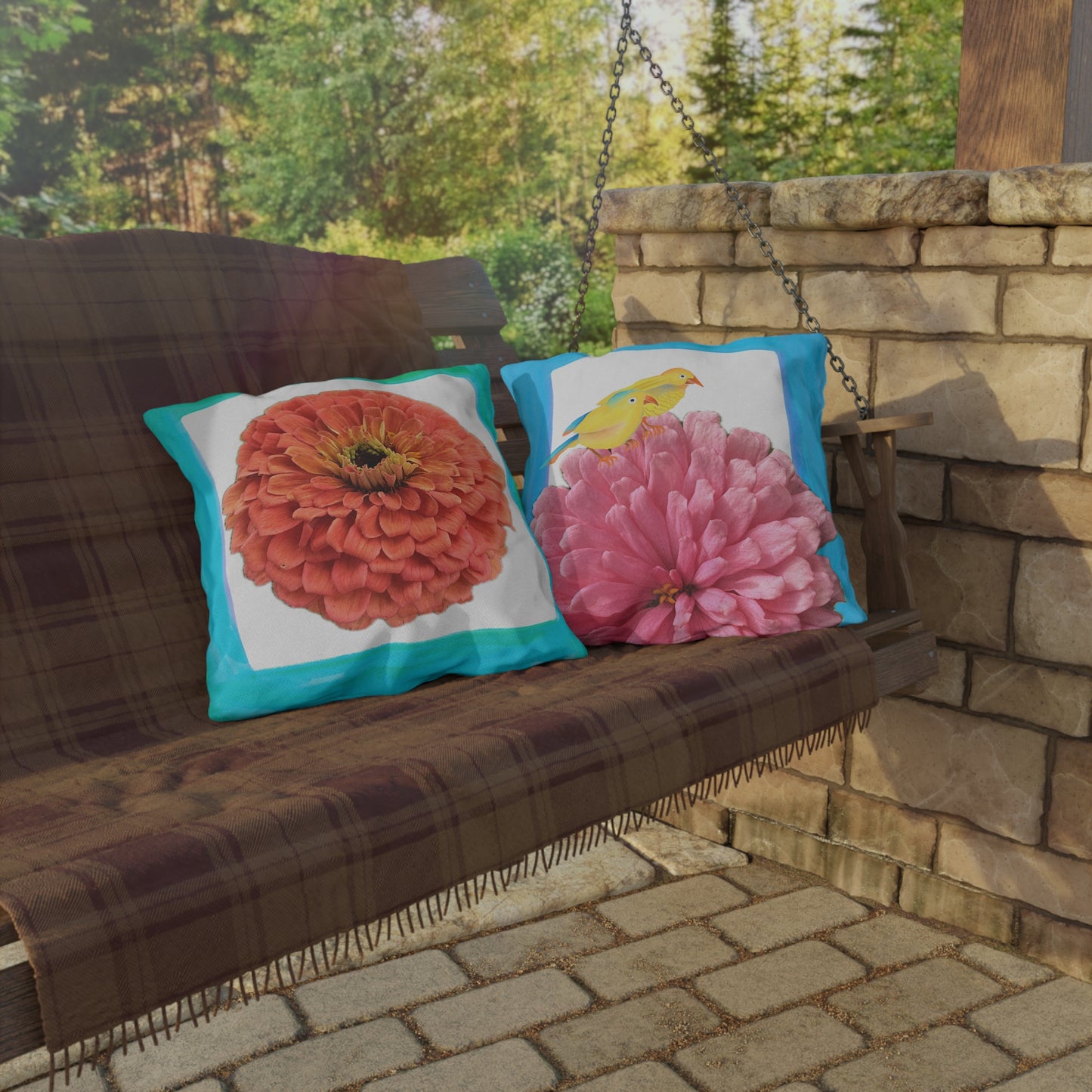Zinnia Outdoor Pillows