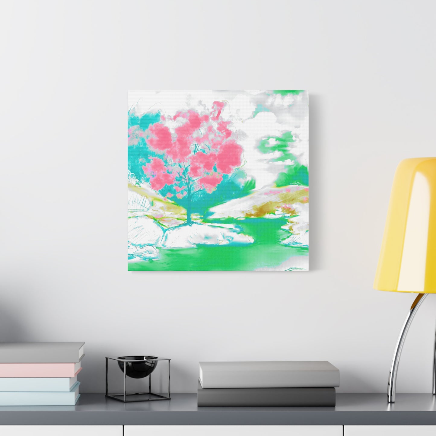 Joyful Landscape Matte Canvas, Stretched, 1.25"