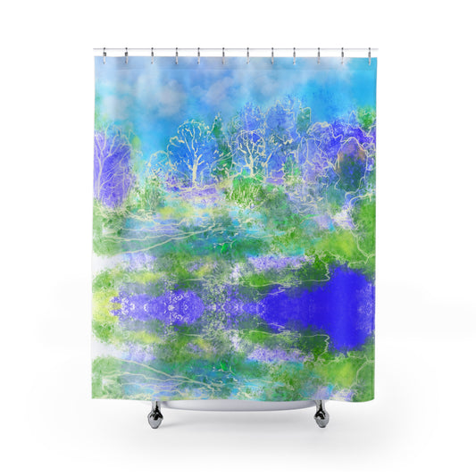 Shower Curtains Joyful Landscapes