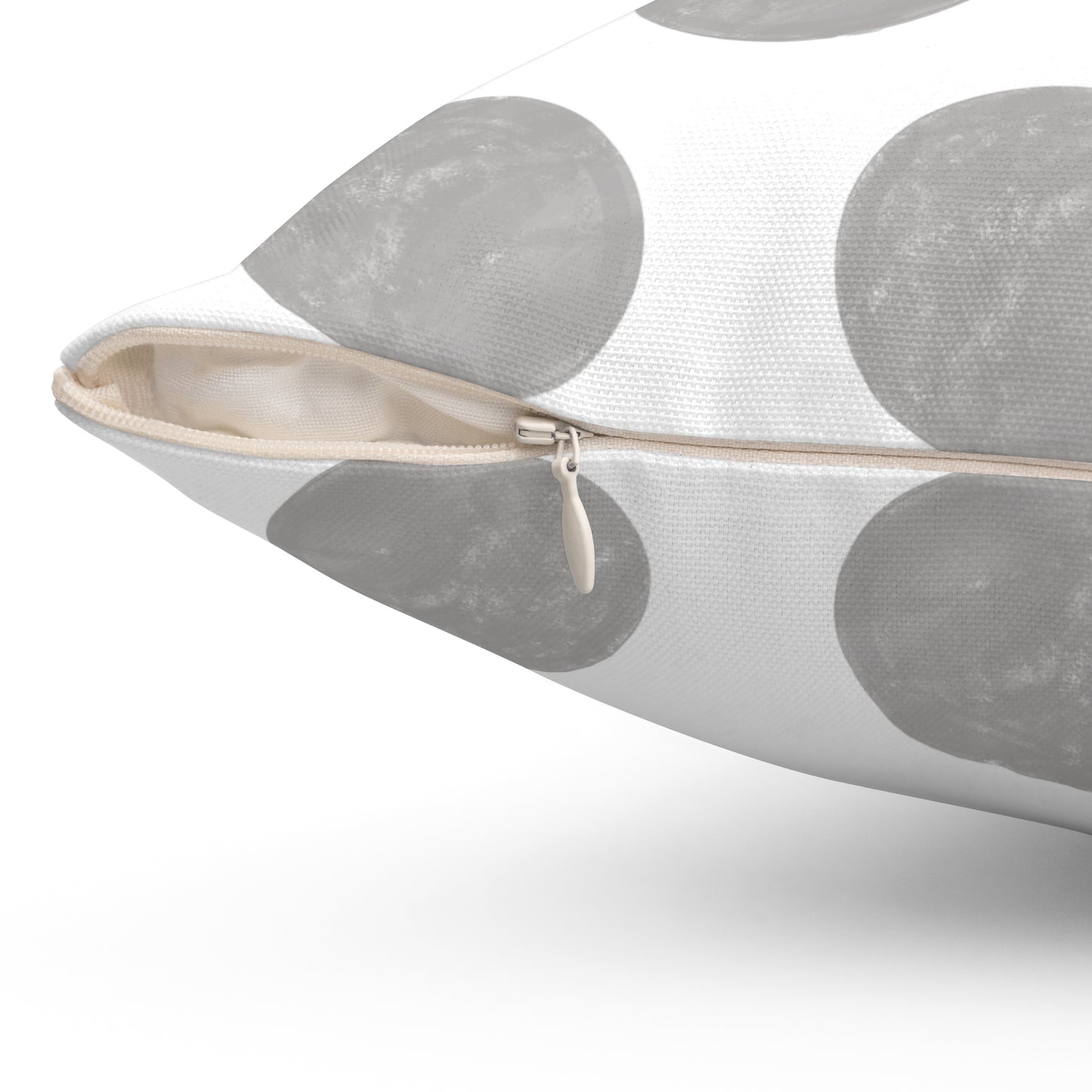 Polka Dot Joy Polyester Square Pillow "Sola Gratia…”