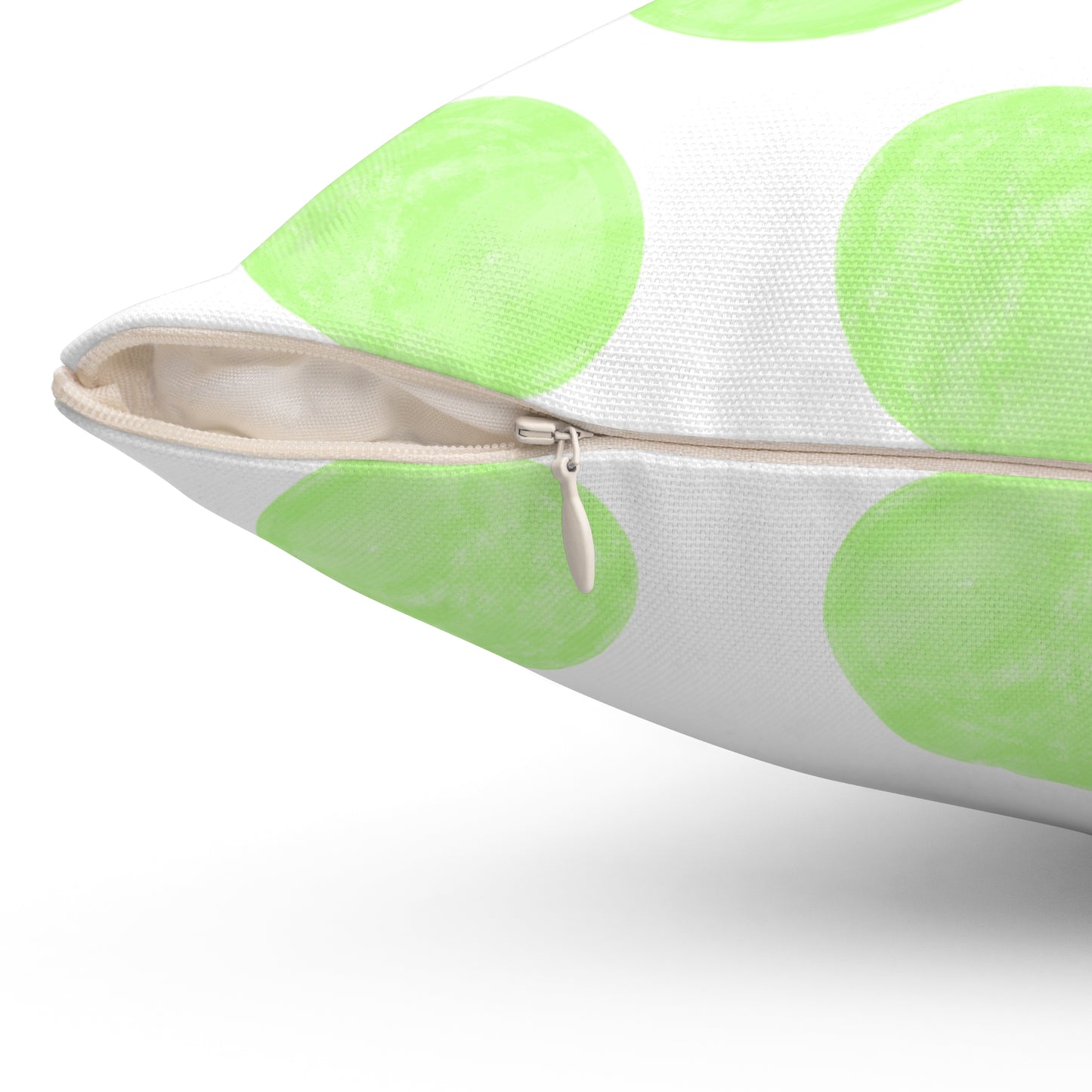 Polka Dot Joy Polyester Square Pillow "Solus Christus…”