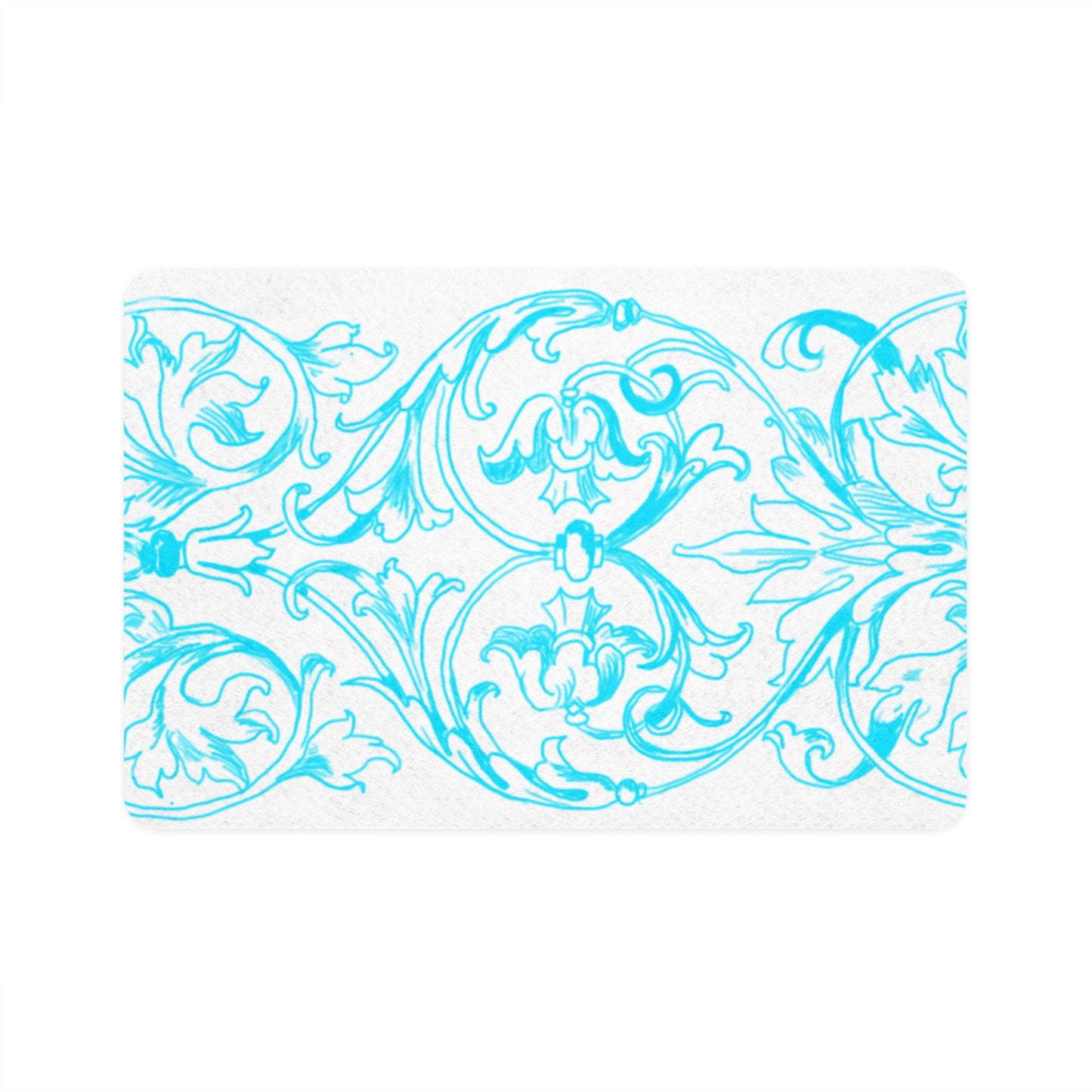 Pet Food Mat Iron Whimsy