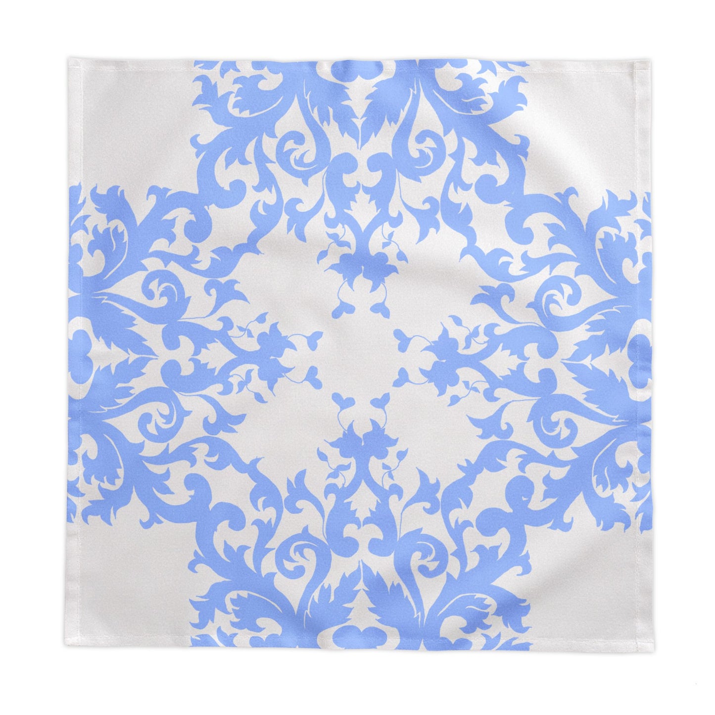 Tablecloths Square Hand-Drawn Classic Blue and White