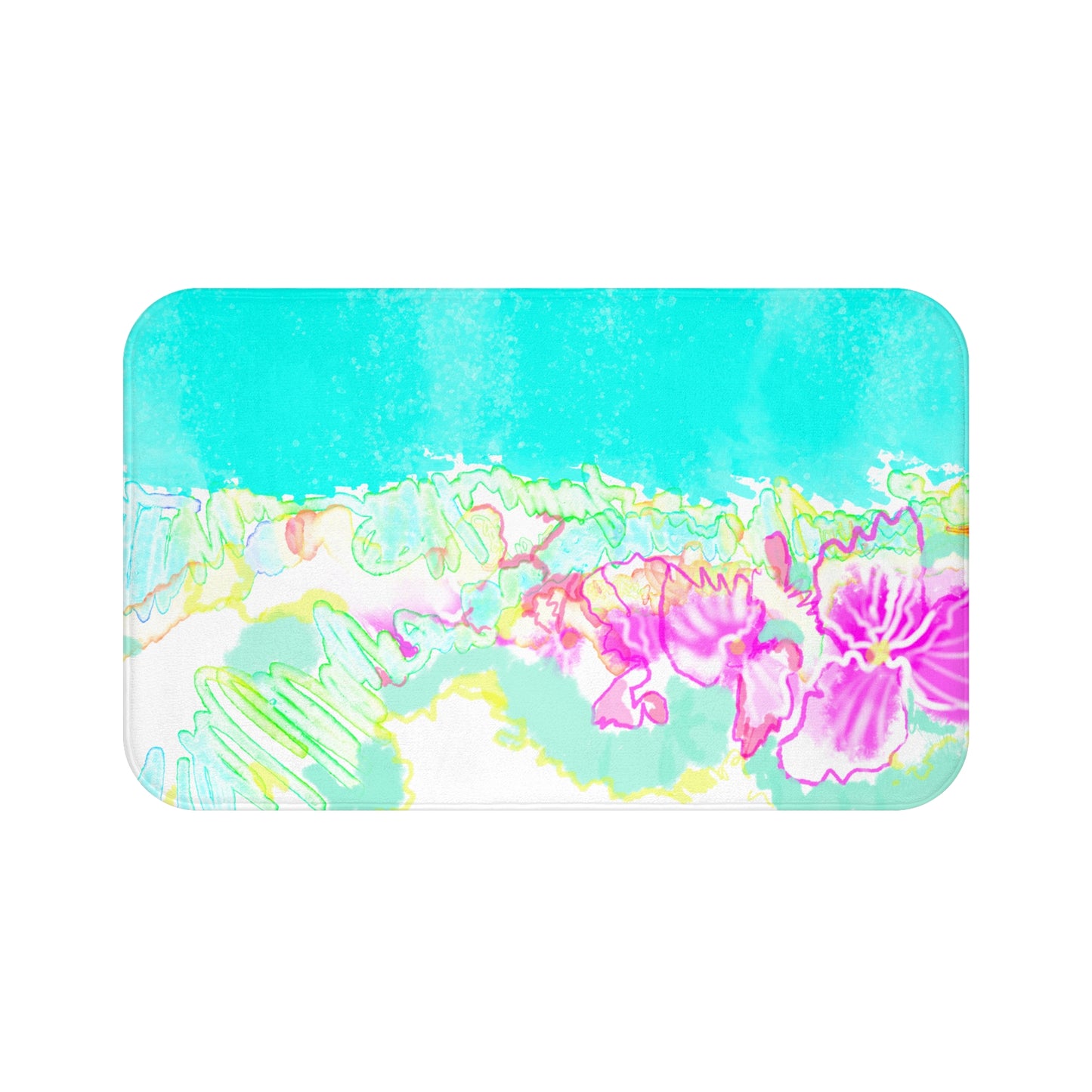Bath Mats Color Bloom