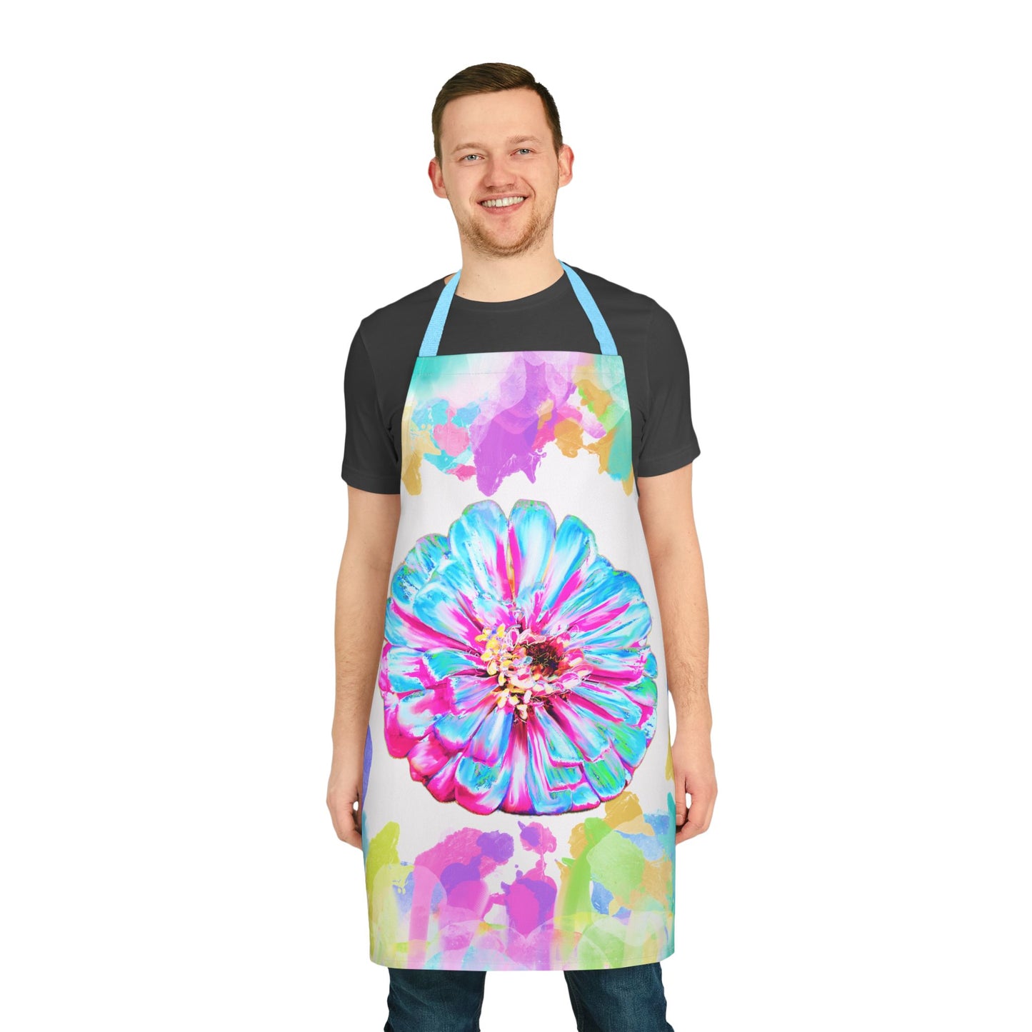 Zinnia Color Splash Apron