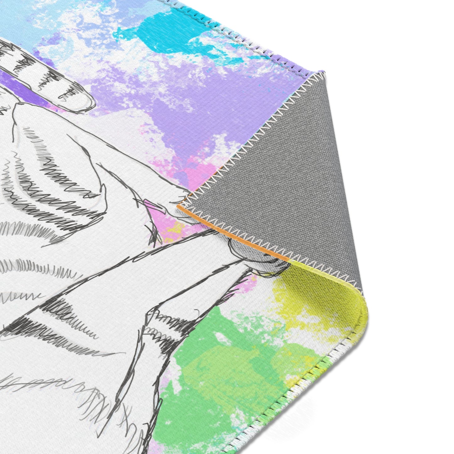 Kitty Fun Vertical Indoor Area Rugs