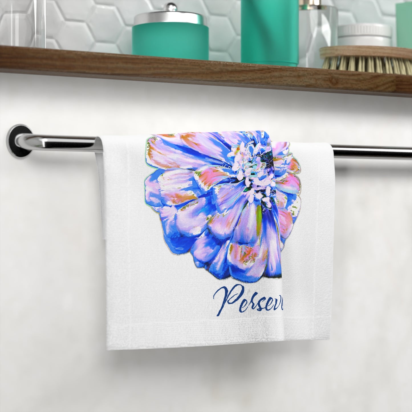 Zinnia Face Towel Persevere