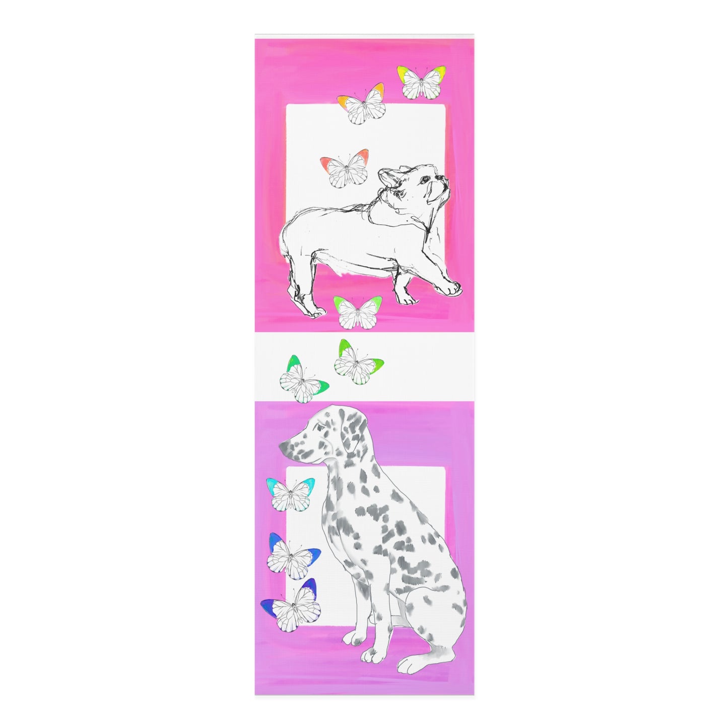 Foam Yoga Mats DogButterfly Flutter