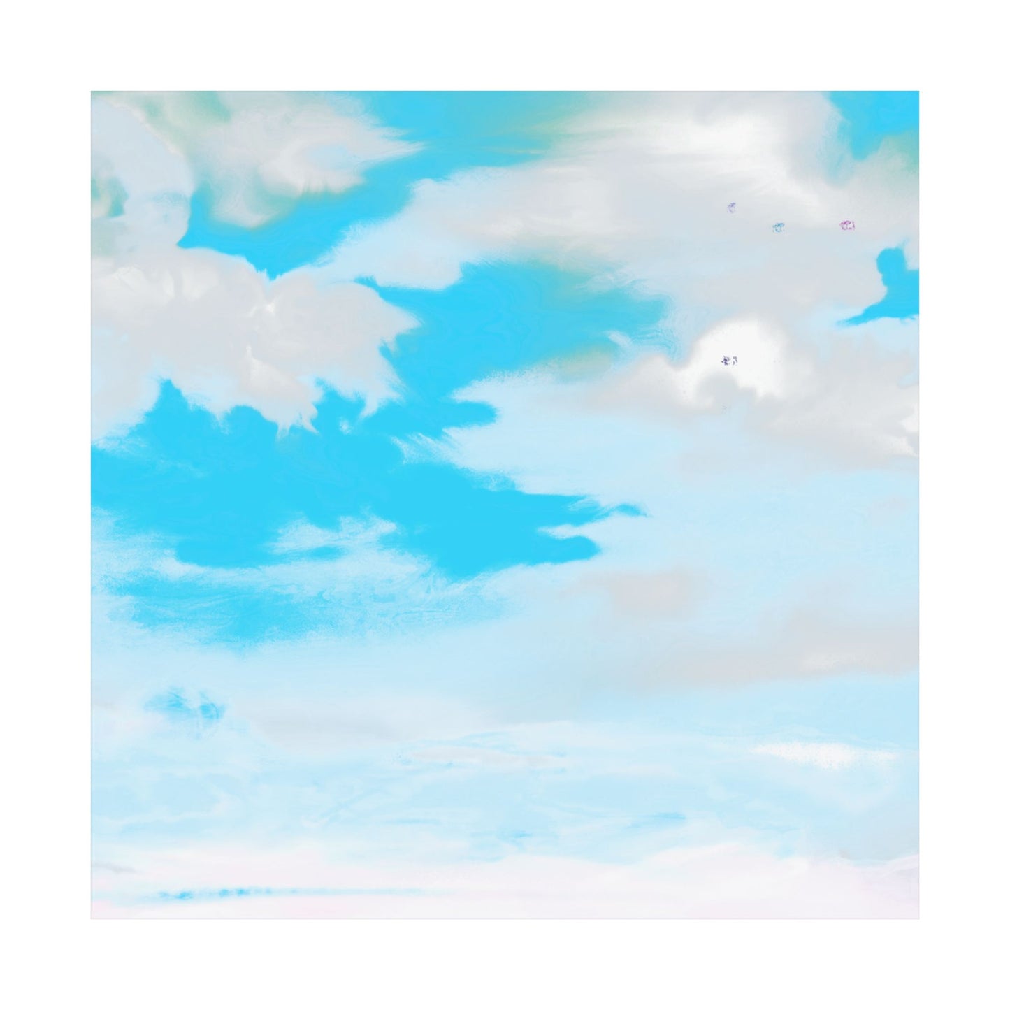 Art Decor Matte Posters Cloud Song