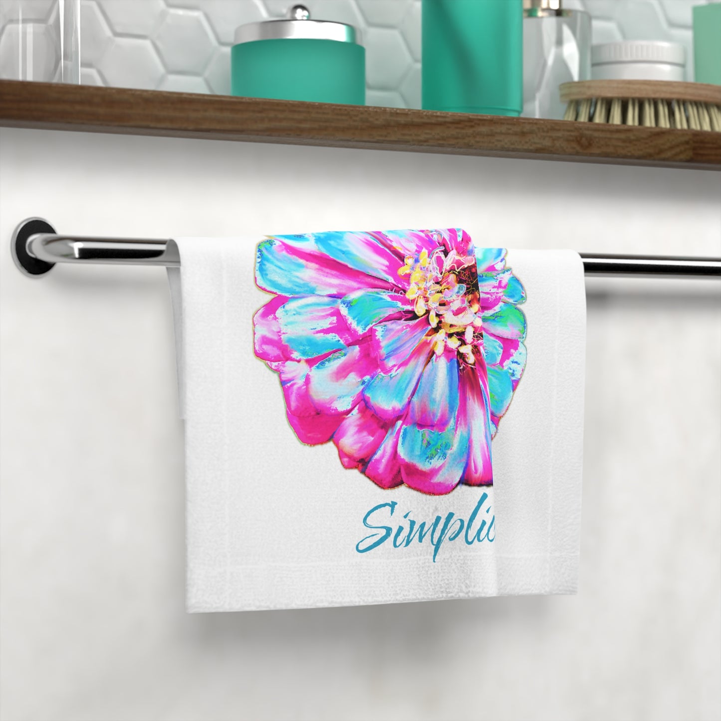 Zinnia Face Towel Simplicity