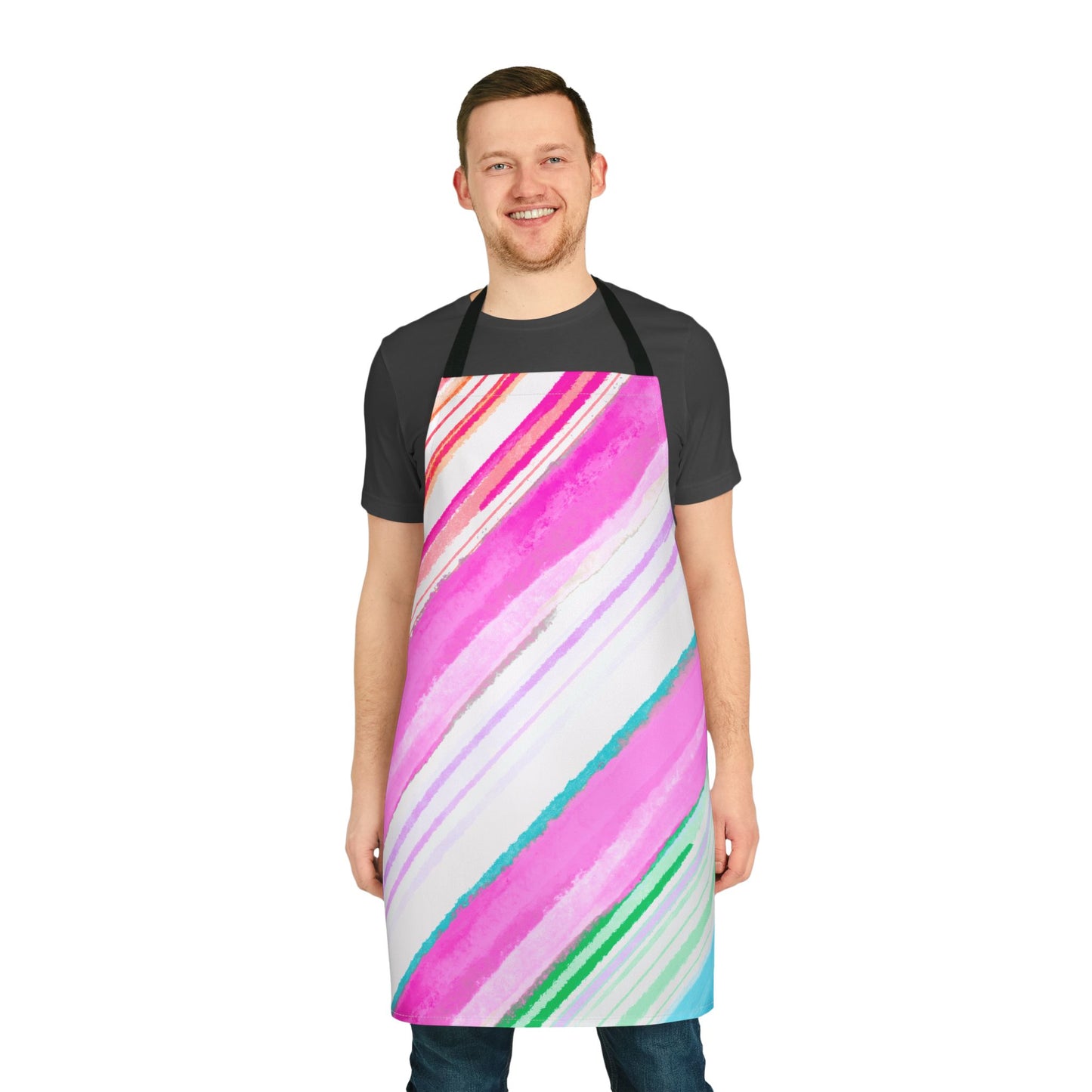Diagonal Stripes Apron