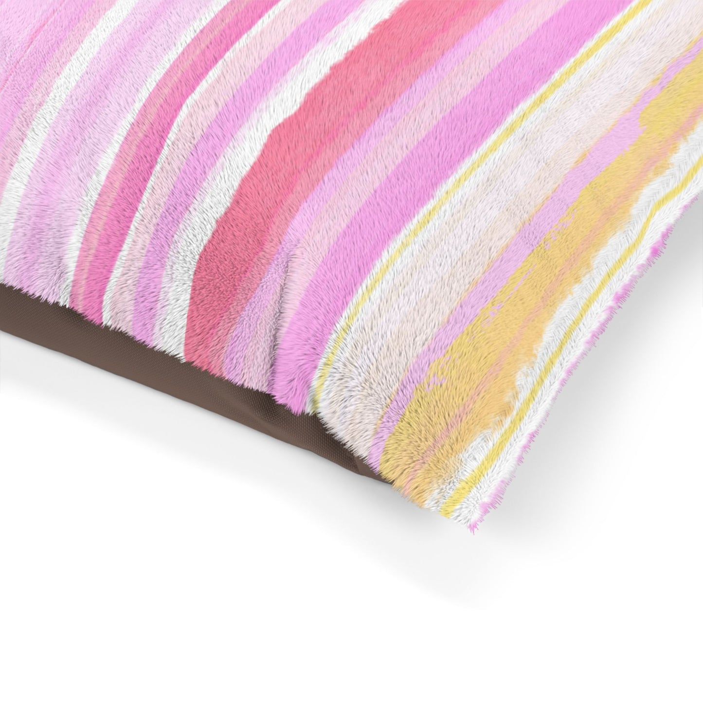 Watercolor Stripes Pet Bed