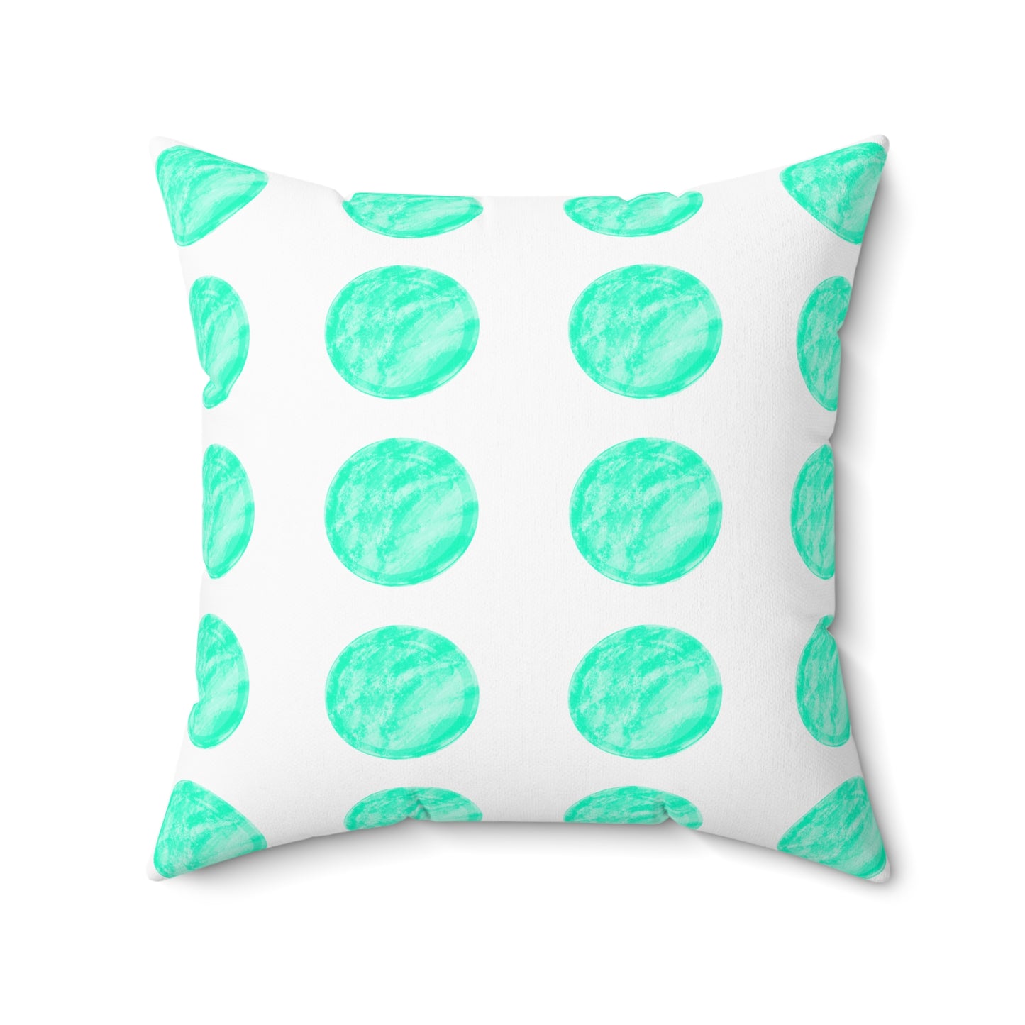 Polka Dot Joy Pillow "Light from within beautifies a home"