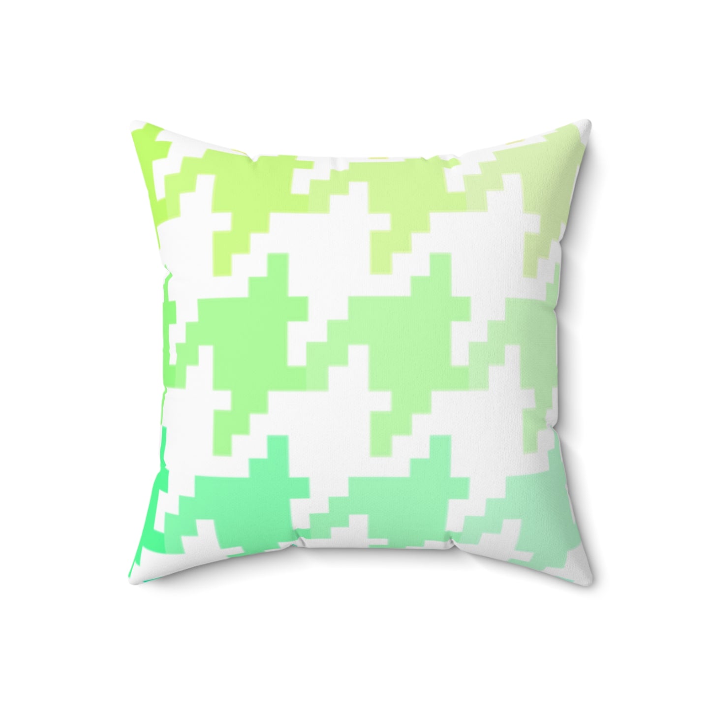 Hounds Tooth Fun Pillow Green