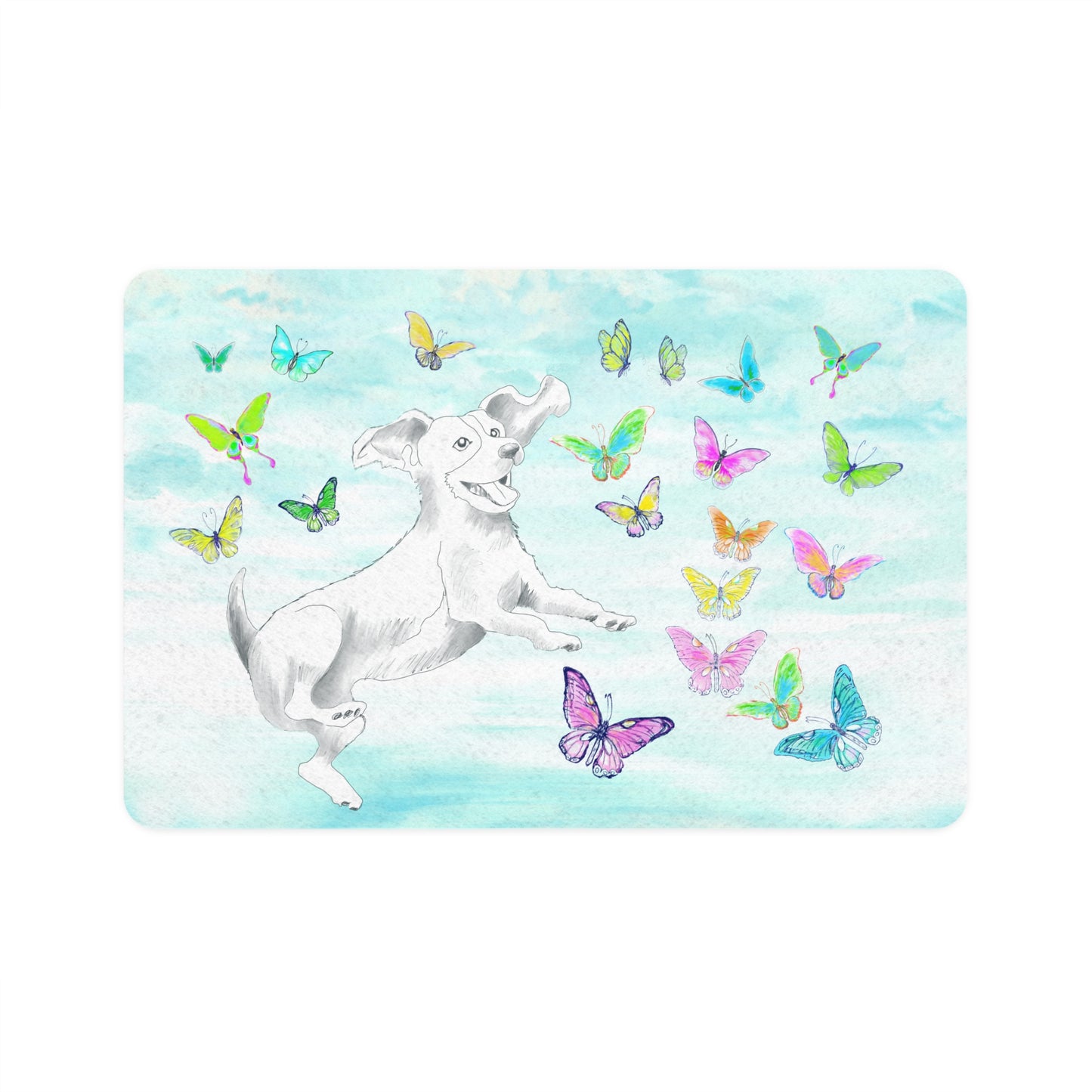 Dogi Butterfly Flutter Pet Food Mat Rescue Dog