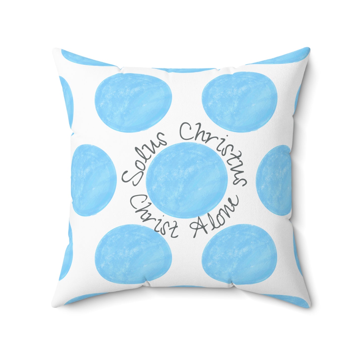 Polka Dot Palette Polyester Square Pillow l