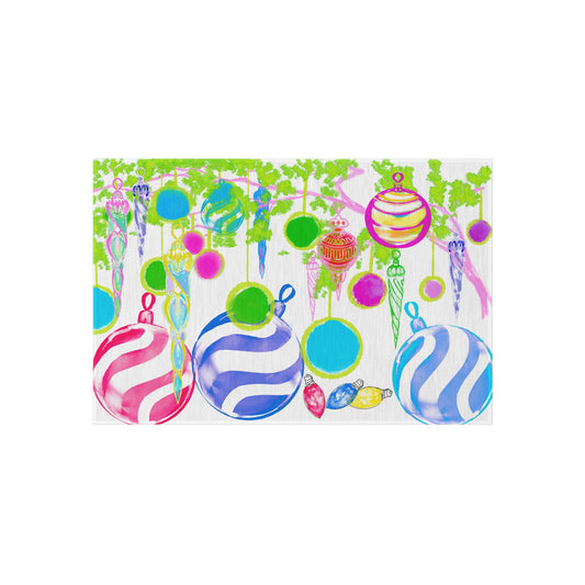 Indoor/Outdoor Rug Christmas Ornaments