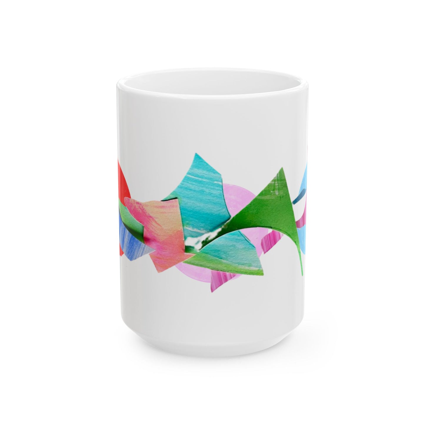 Pattern Play Mug Pink Red Blue