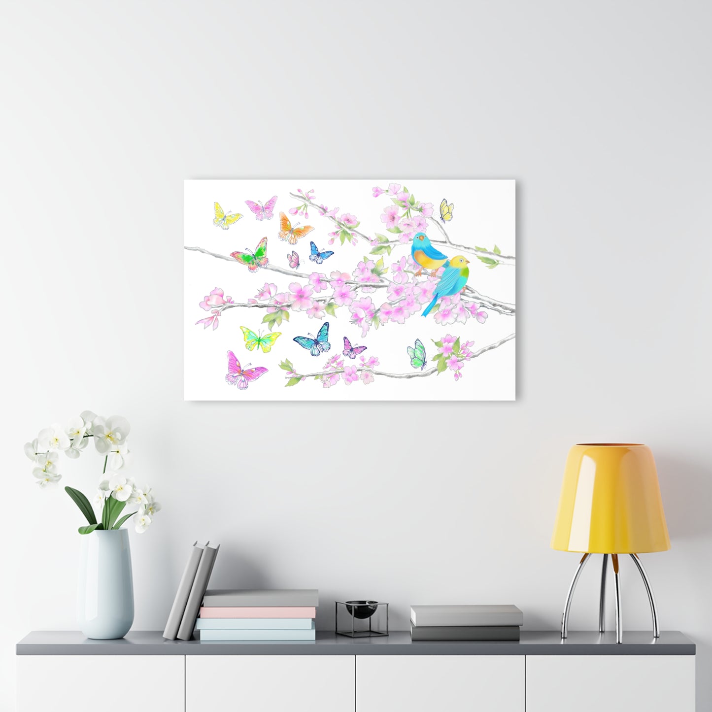 Blossom Whirl Acrylic Prints French Cleat Hanging A-Top picture