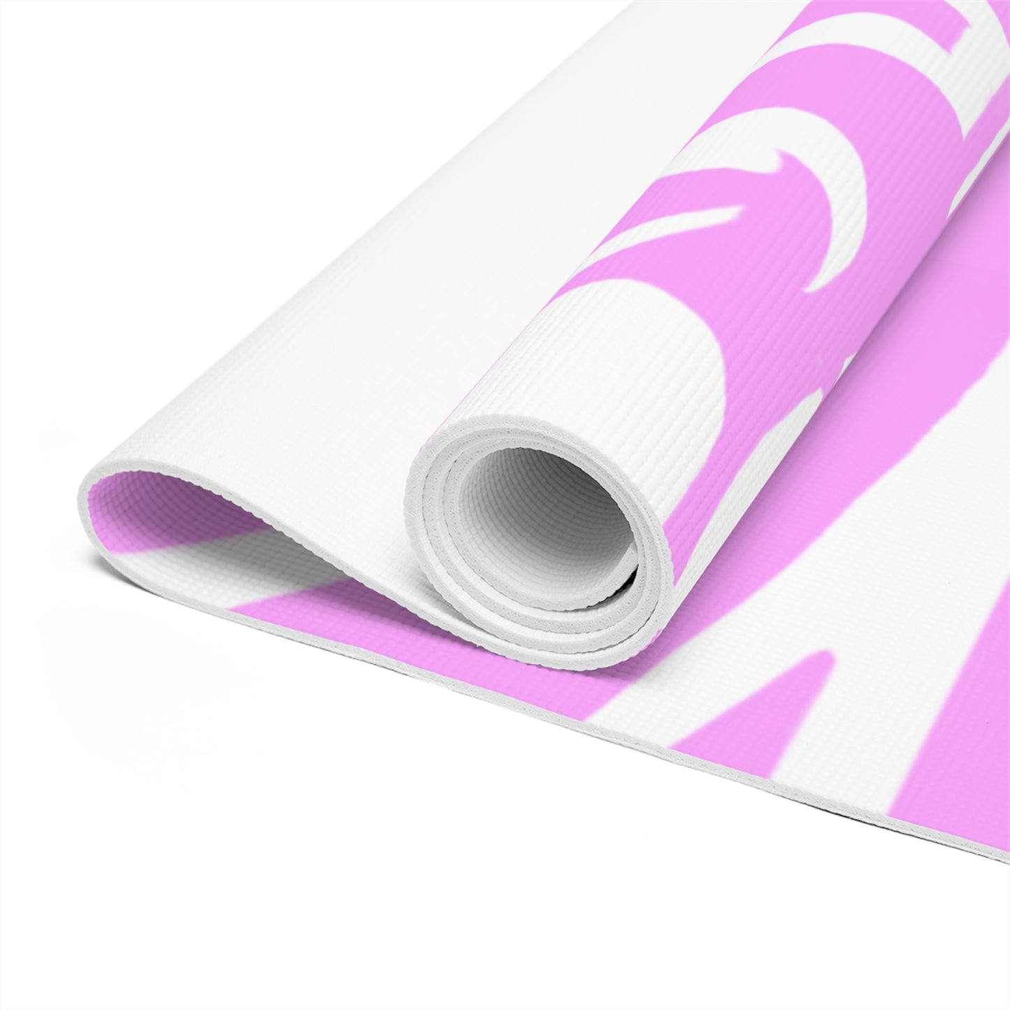 Scrollwork Exercise Mat Pink