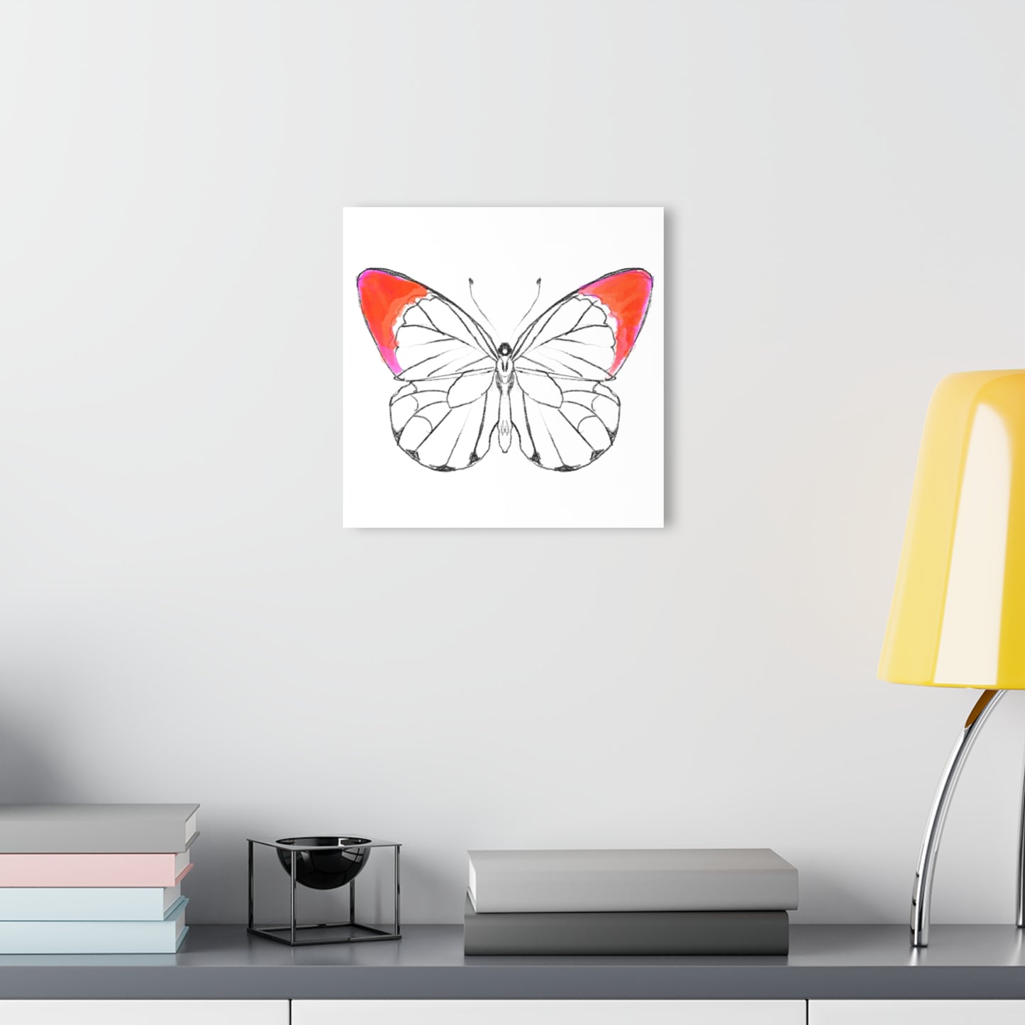 Chroma Acrylic Prints (French Cleat Hanging) red orange