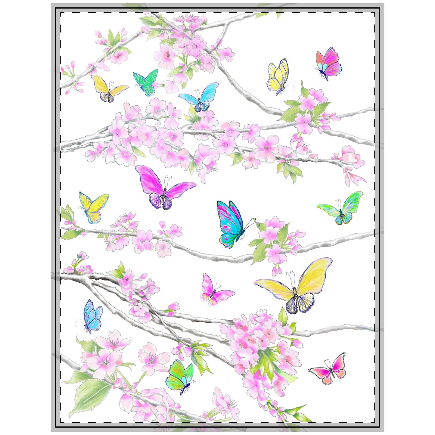 Blossom Glide Quilted Coverlet