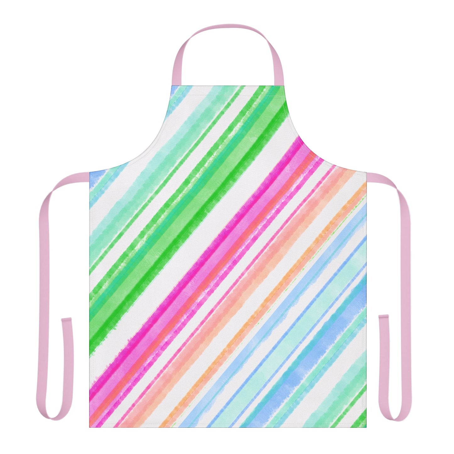 Diagonal Stripes Apron