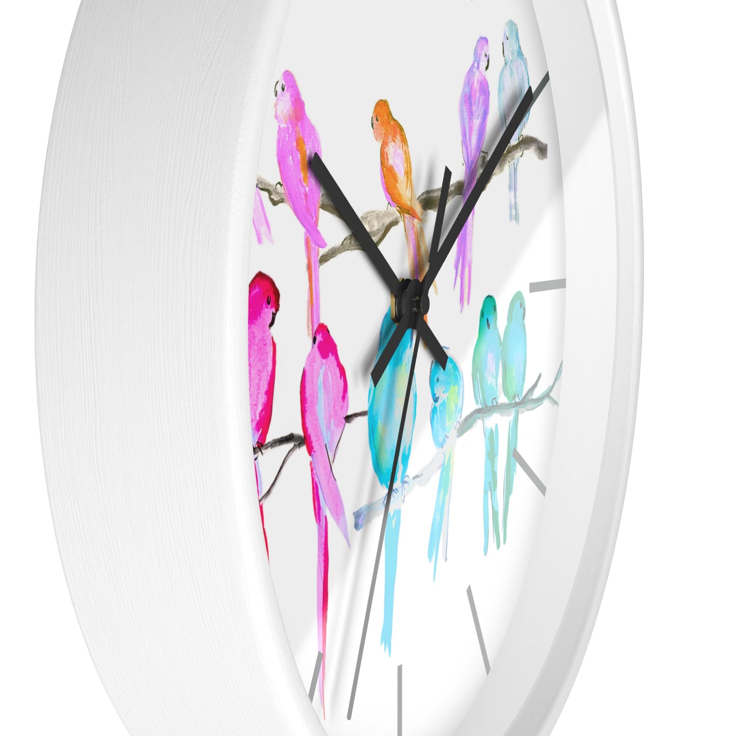 Jolly Birds Wall Clock, Multi-Color