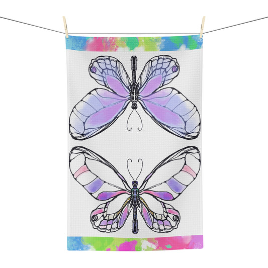 Flutterstripe Microfiber Tea Towel