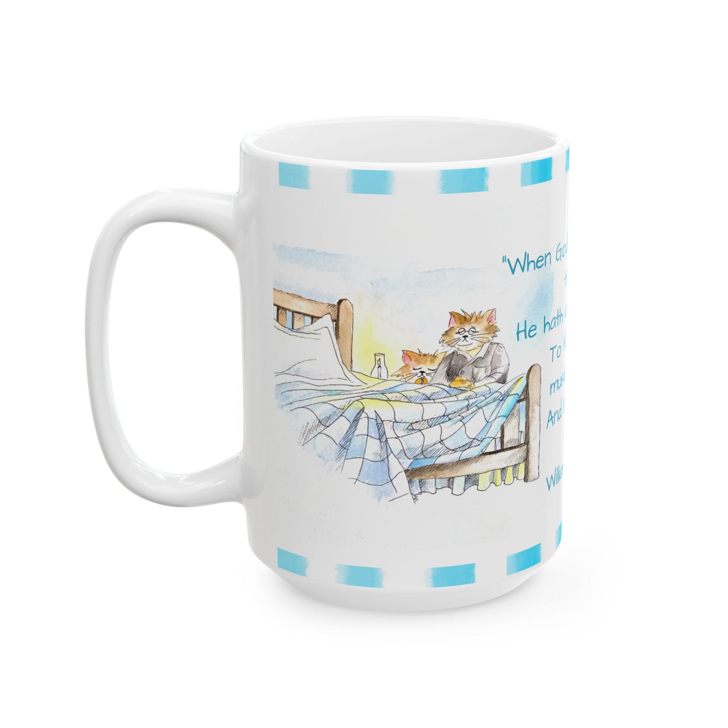 Kitty Fun Mug “When God inclines…”