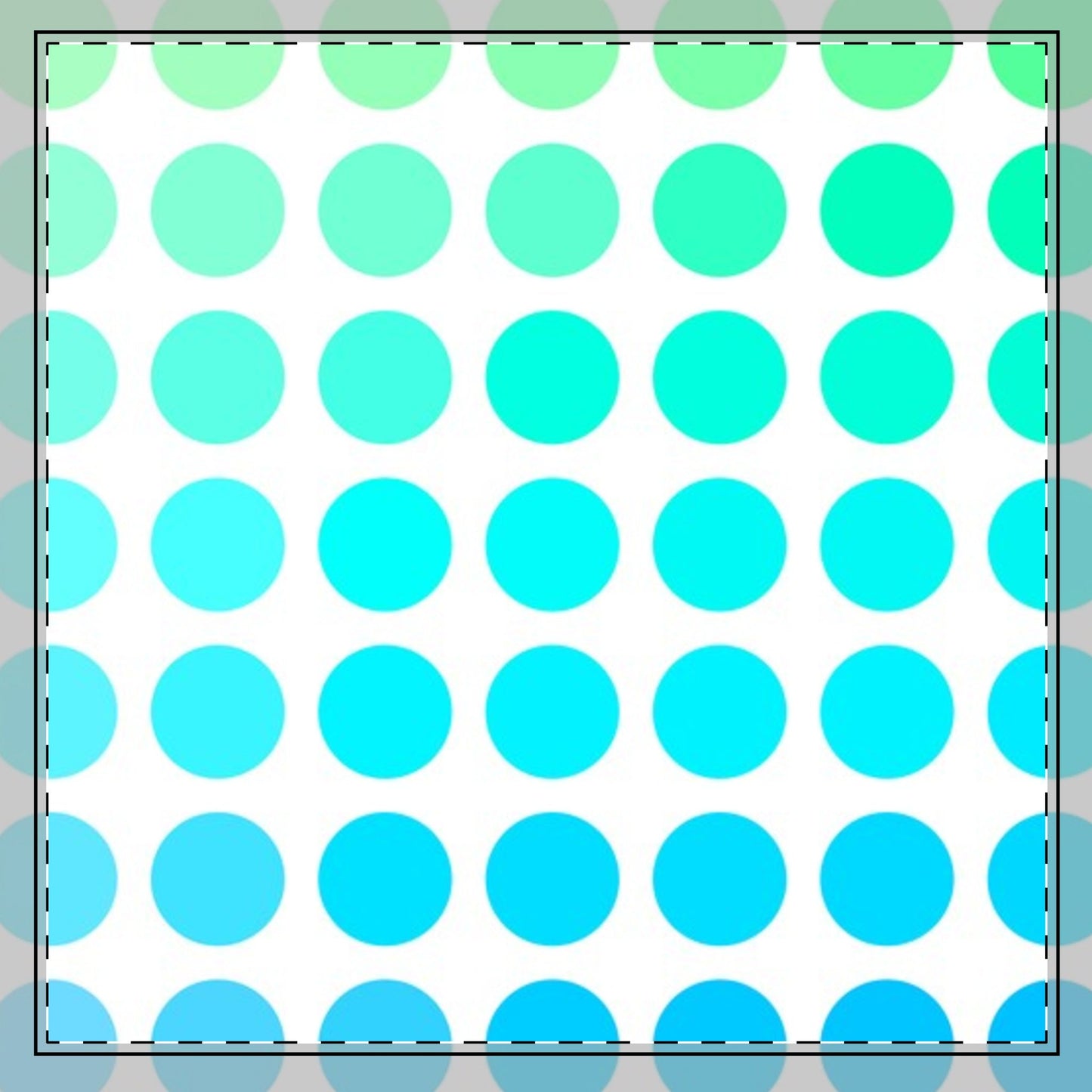 Polka Dot Joy Cotton Twill Napkin in Shades of Green and Aqua