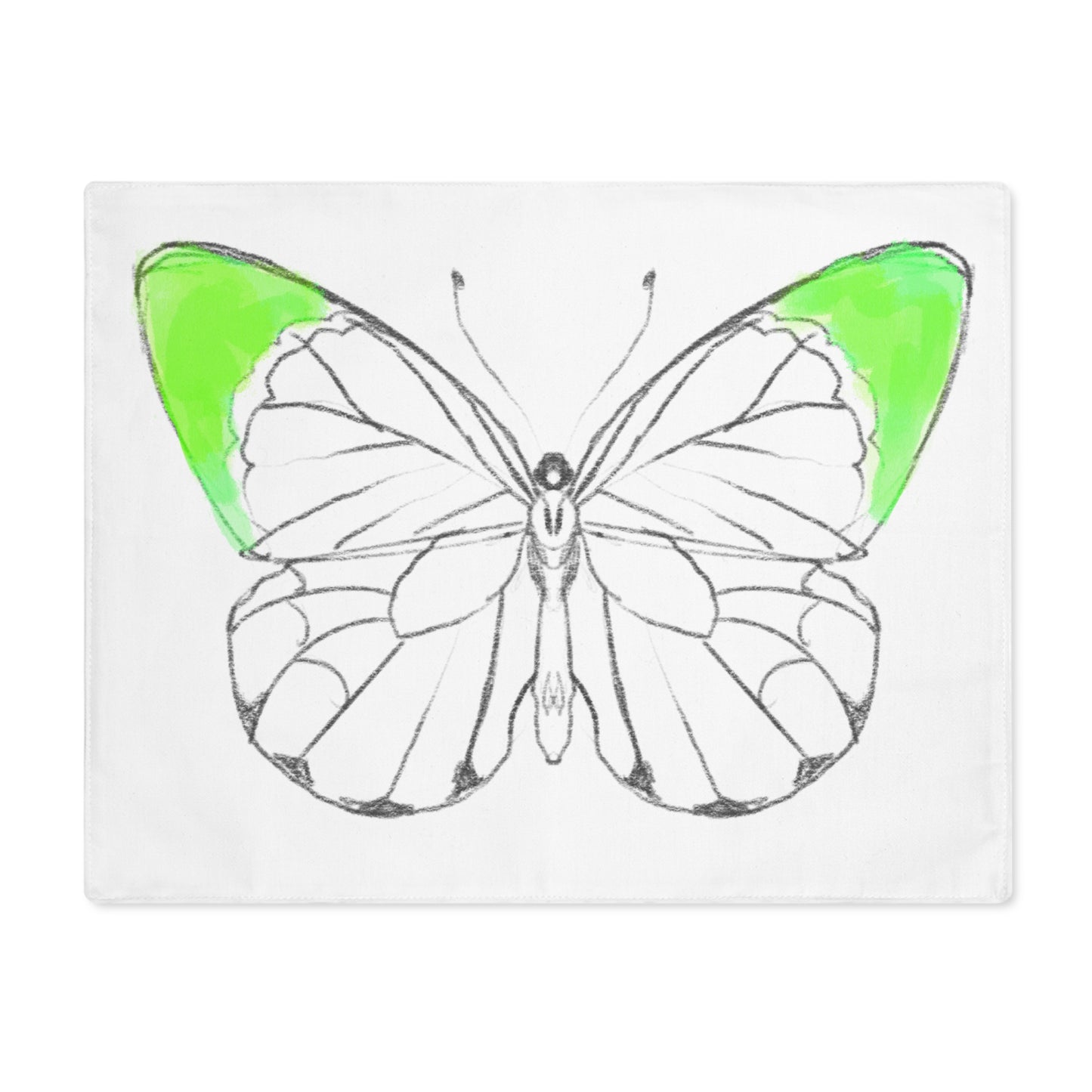 Chroma Lime Green Placemat, 1pc