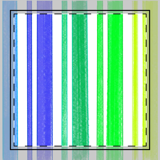 Dogi Butterfly Flutter Blues & Greens Cotton Twill Napkin