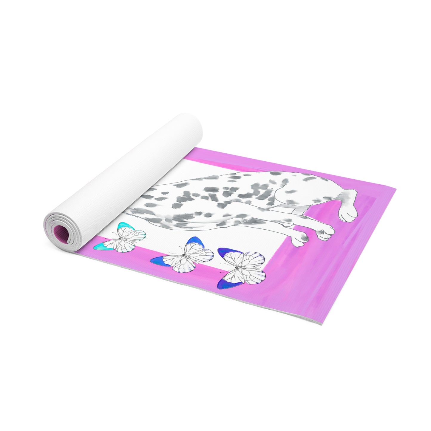 Foam Yoga Mats DogButterfly Flutter