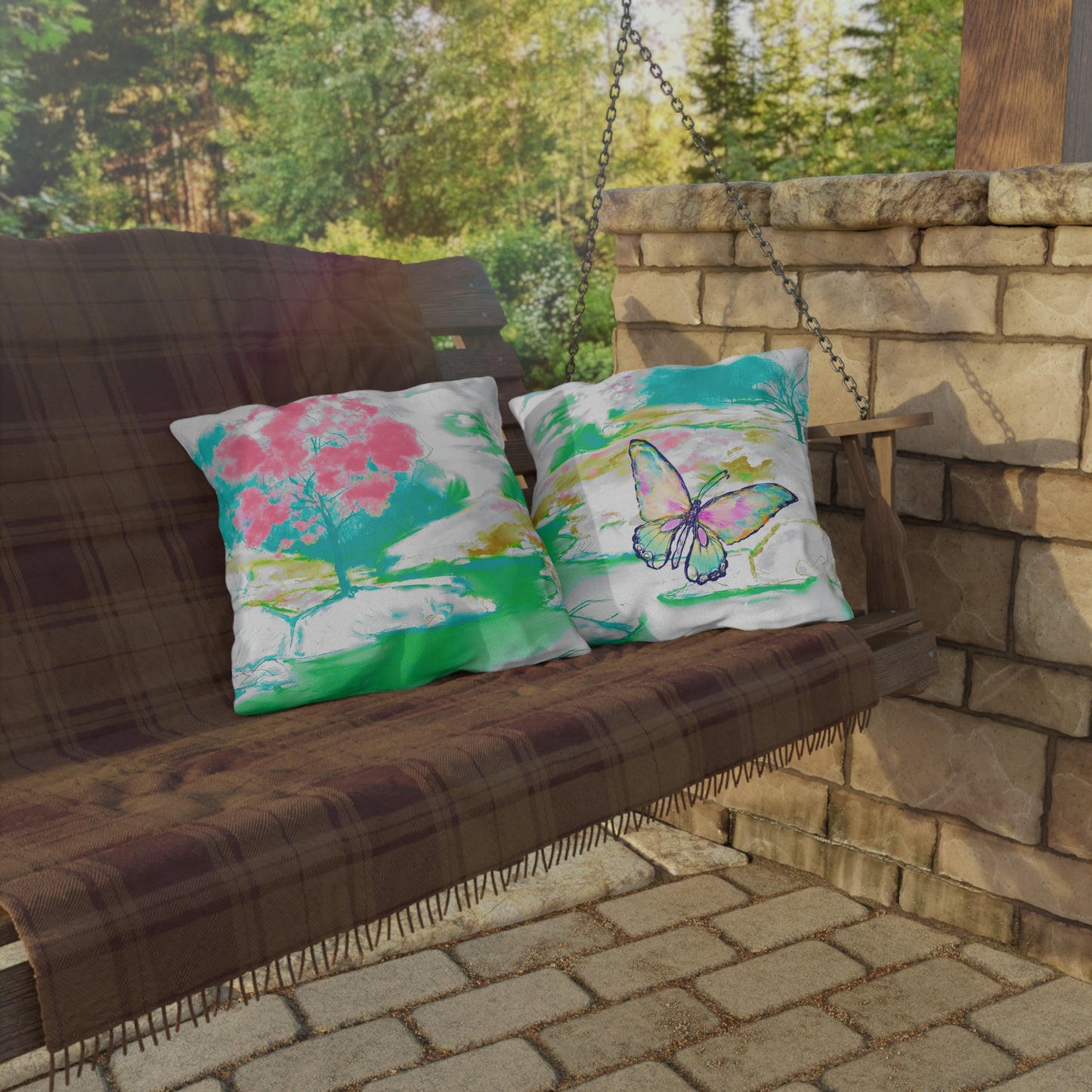 Joyful Landscapes Outdoor Pillows