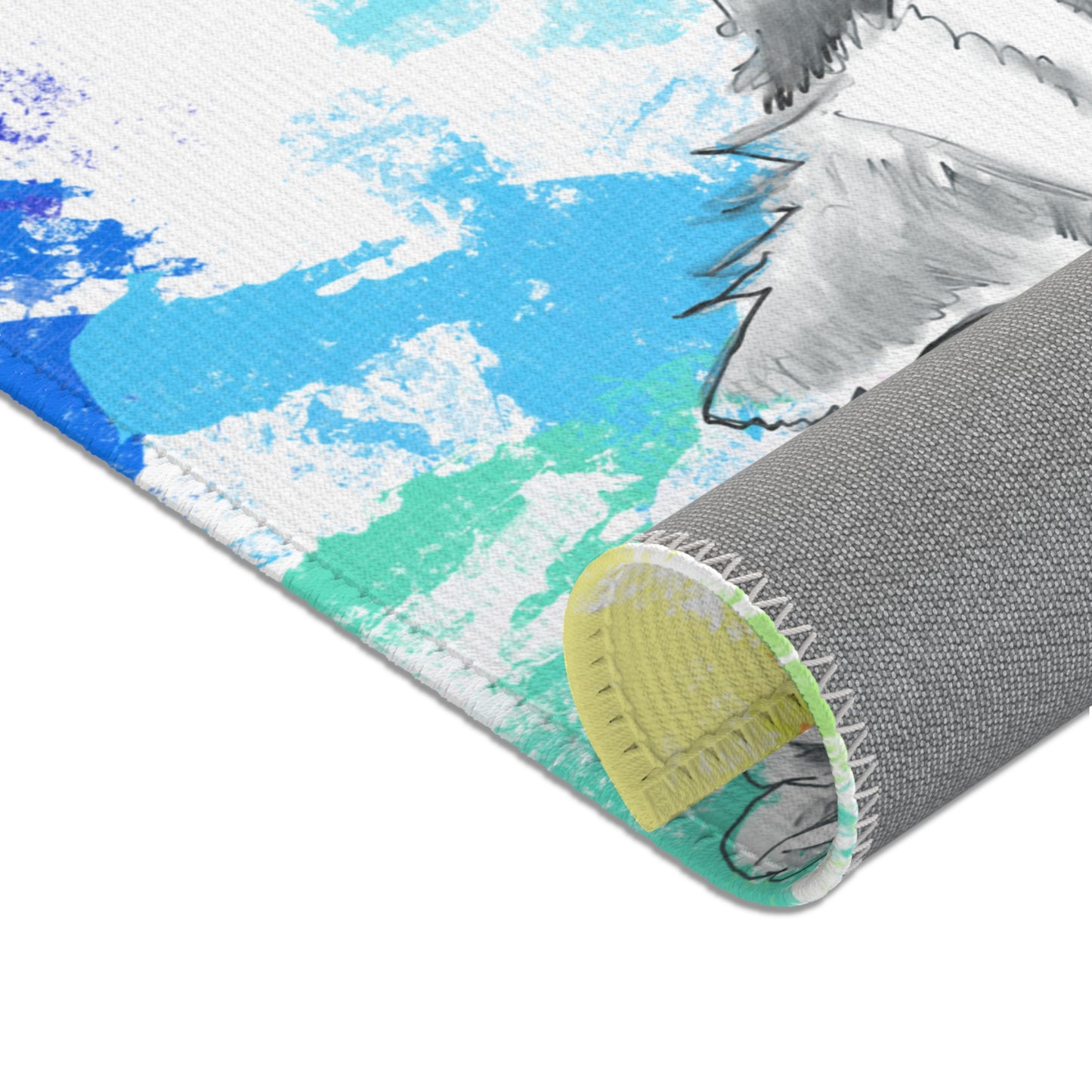 Kitty Fun Vertical Indoor Area Rugs