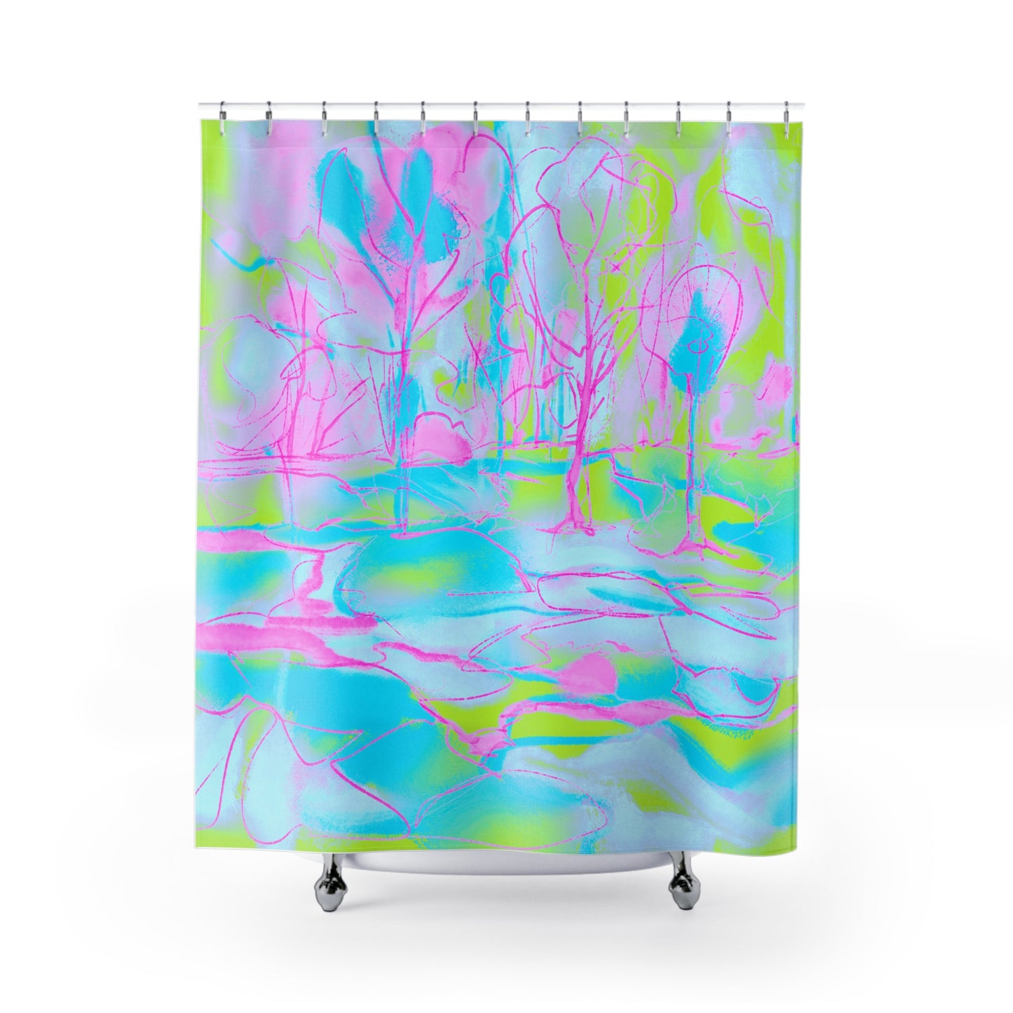 Joyful Landscapes Shower Curtains