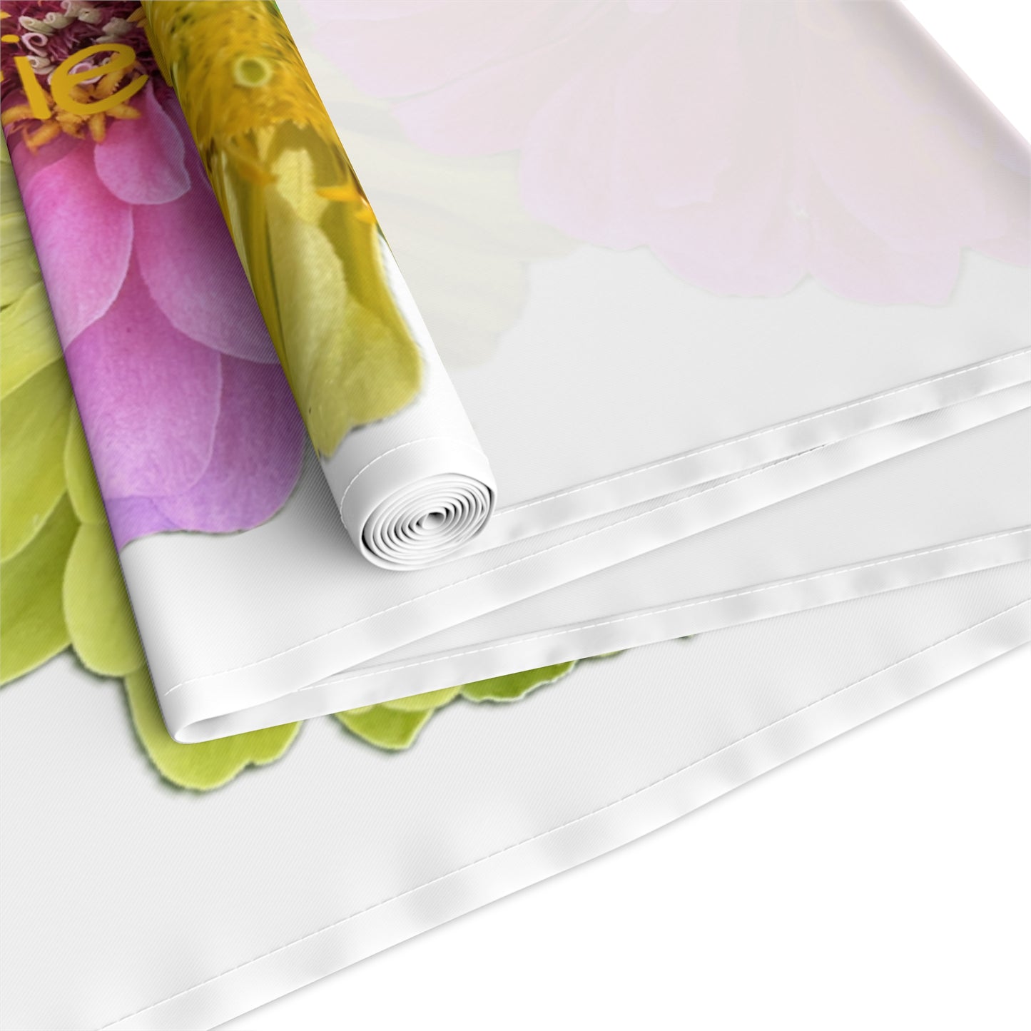 Zinnia Table Runner Cotton, or Poly