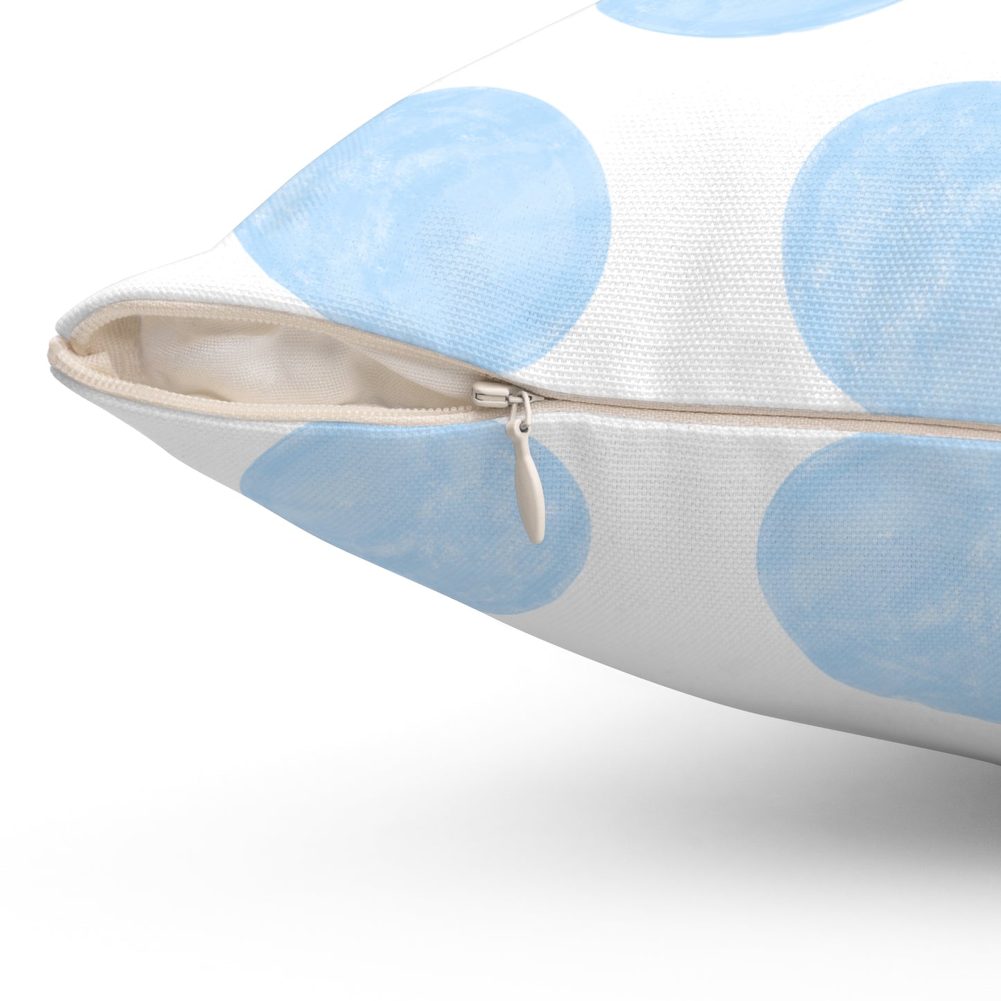 Polka Dot Joy Polyester Square Pillow “Soli Deo Gloria…”