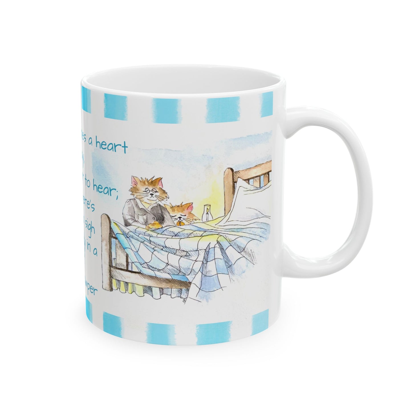 Kitty Fun Mug “When God inclines…”