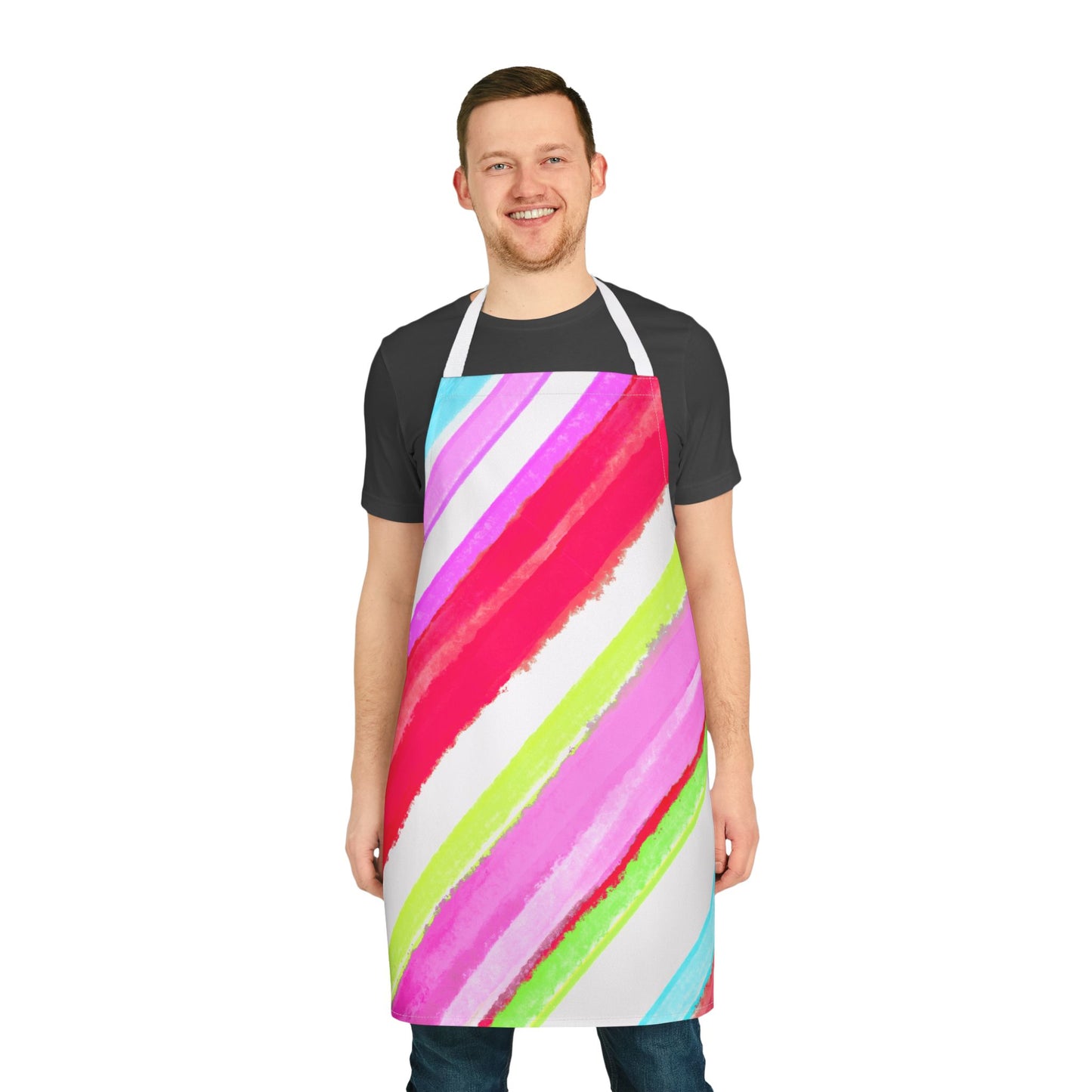 Diagonal Stripes Apron