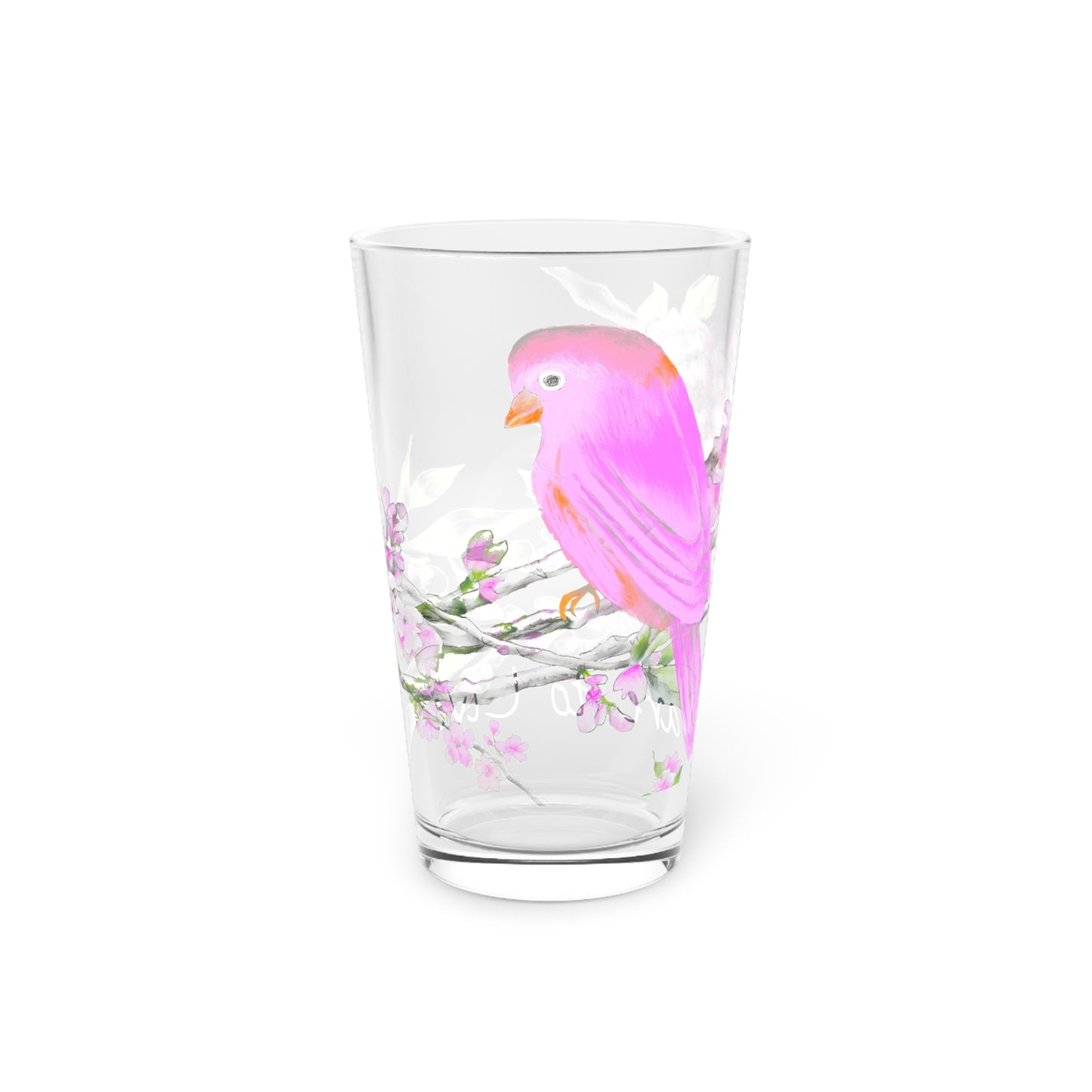 Cherry Chirp Pint Glass "Dare to Live"