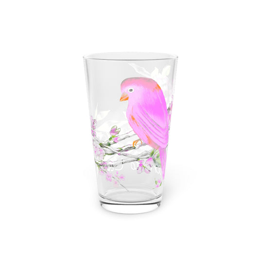 Cherry Chirp Pint Glass "Dare to Live"