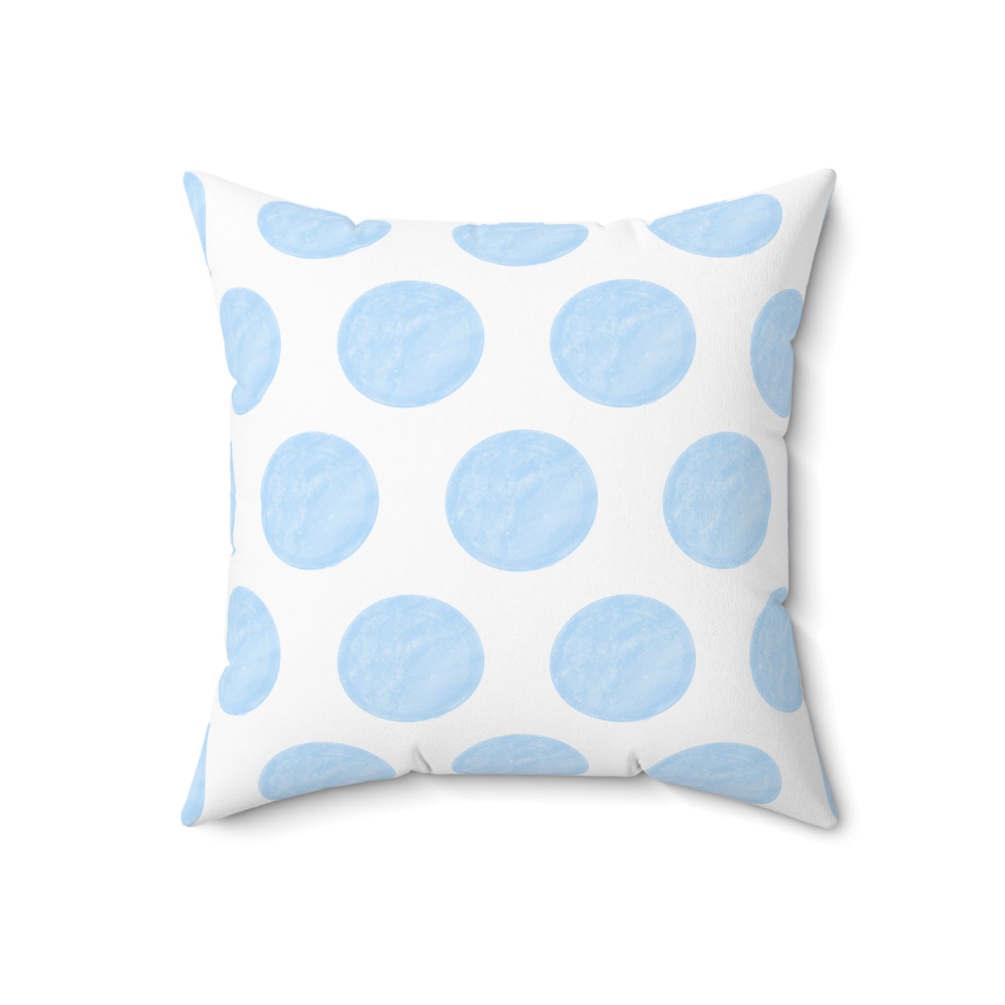 Polka Dot Joy Polyester Square Pillow “Solus Christus…”