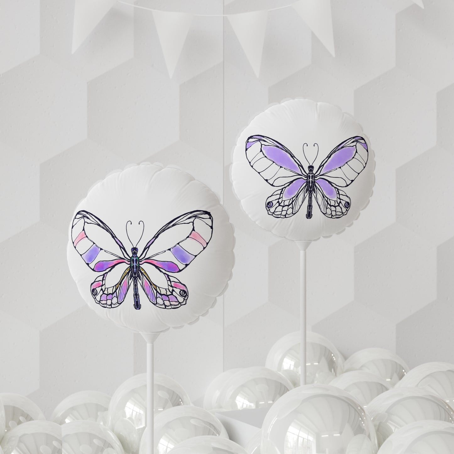 Celebrations Balloon Round 11" Butterfly Celebration