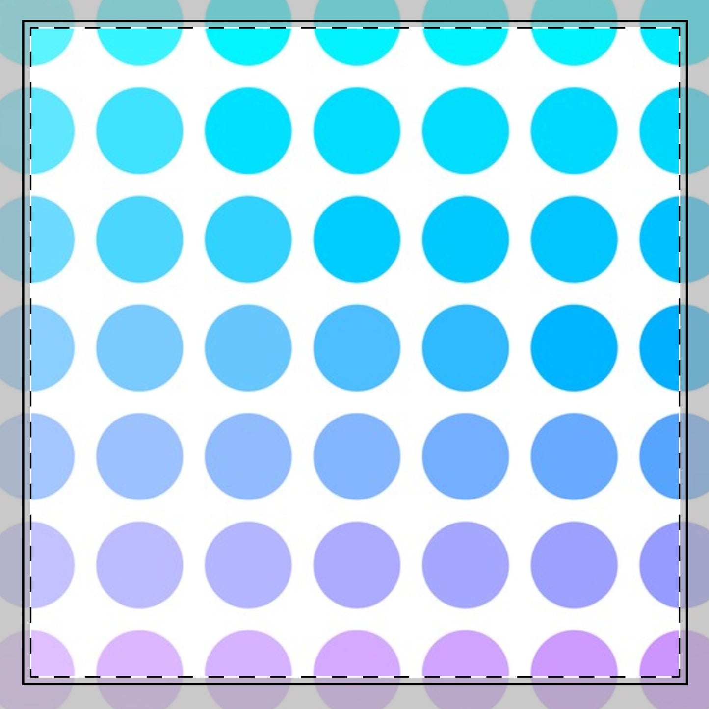 Polka Dot Joy Poly Twill Napkin, Aqua/Blue/Lilac, Bright White Fabric Background