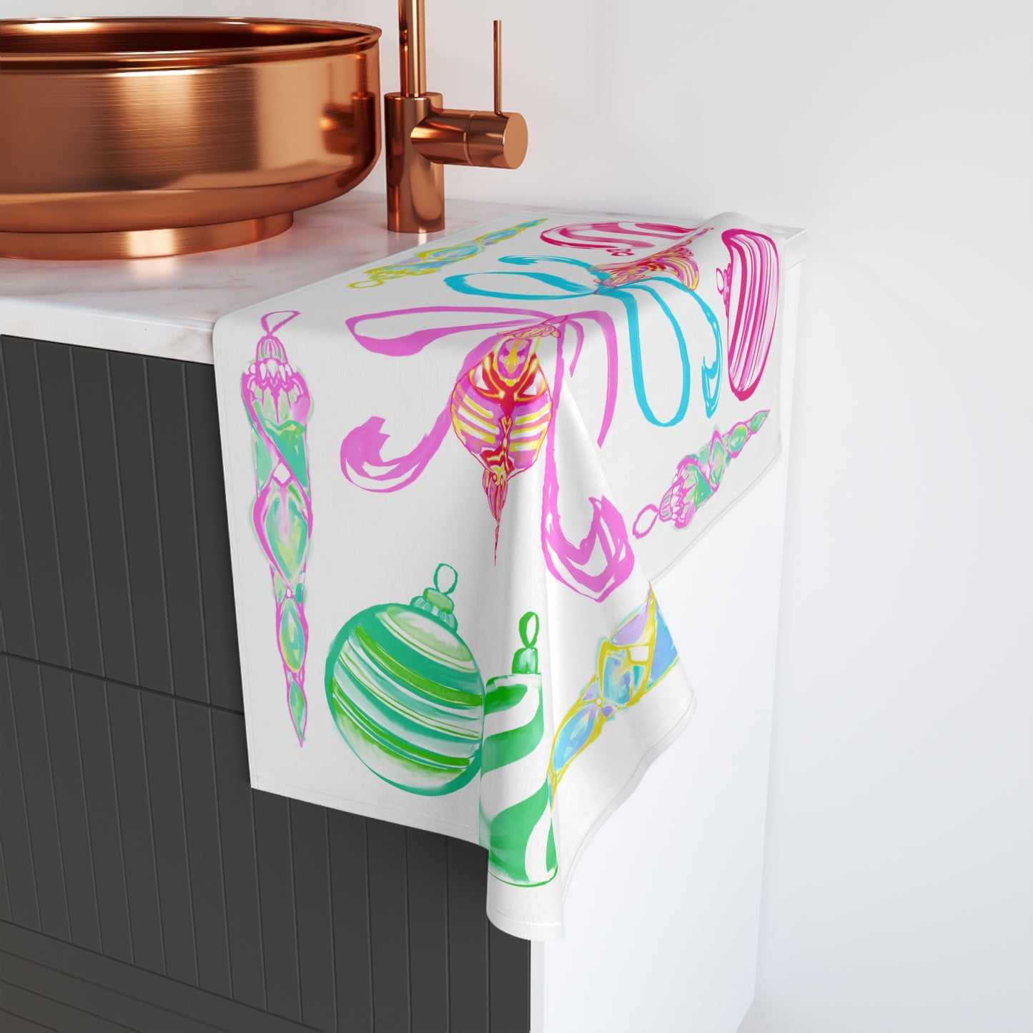 Hand Towels Ribbon & Ornaments