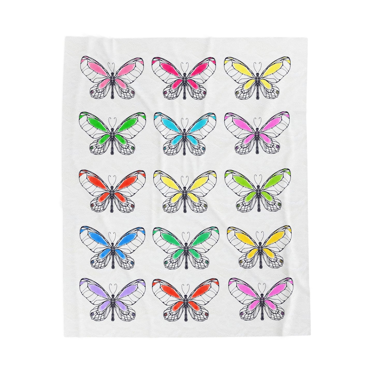Blankets Velveteen Plush Color Kissed Wings